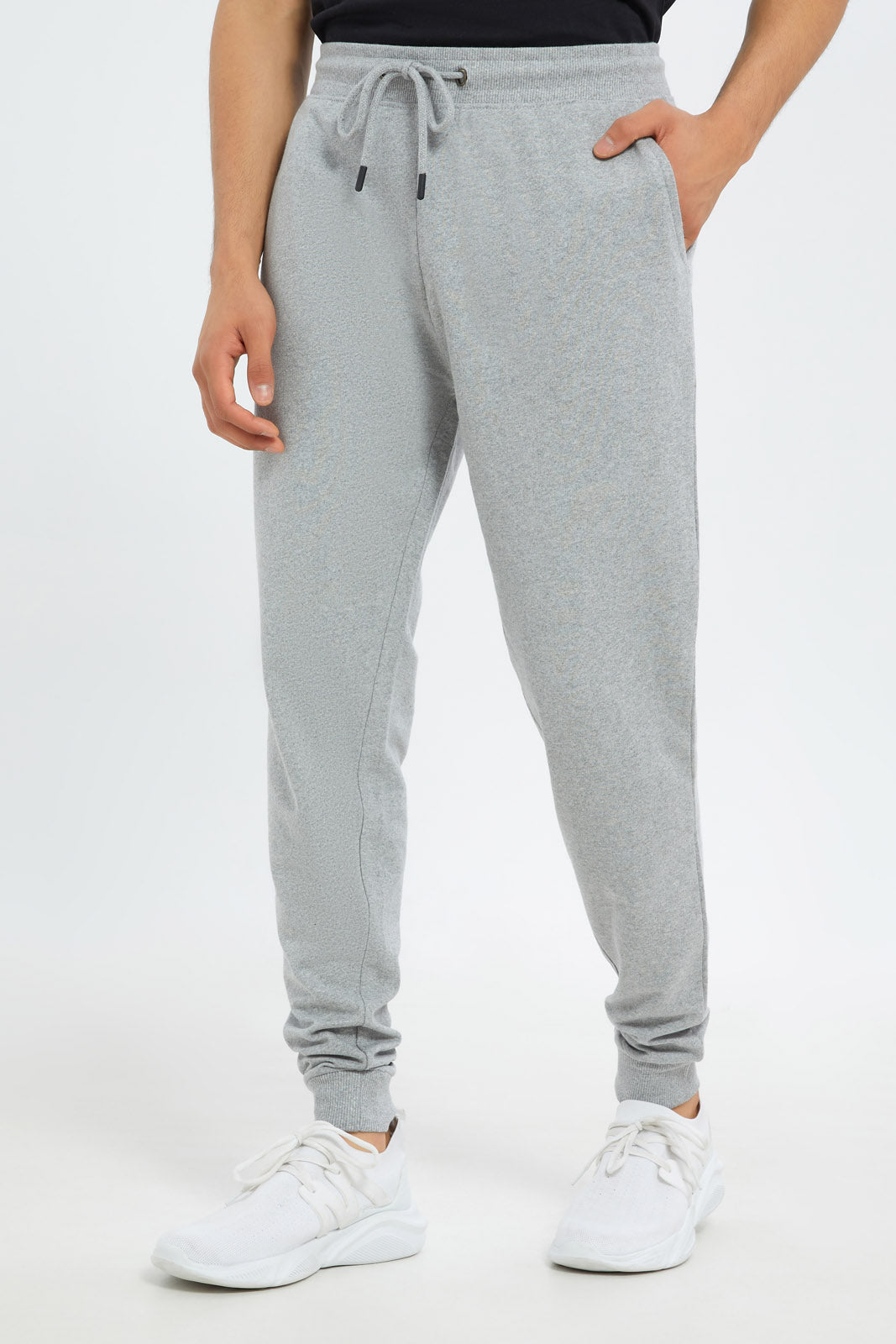 Redtag-Grey-Elastic-Waist-Jogger-For-Men-365,-Category:Joggers,-Colour:Grey,-Deals:New-In,-Dept:Menswear,-Filter:Men's-Clothing,-H1:MWR,-H2:GEN,-H3:SPW,-H4:ATP,-Men-Joggers,-MQN,-Non-Sale,-Promo:TBL,-Season:365,-Section:Men,-TBL-Men's-