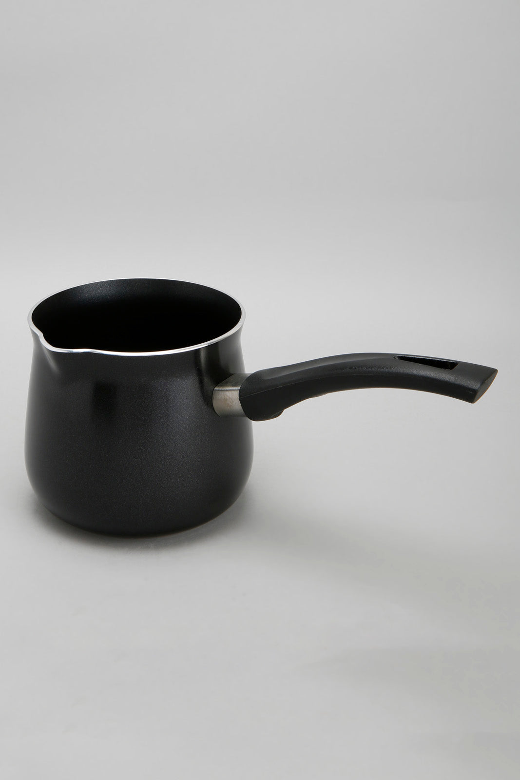 Black Aluminum Nonstick Coffee Warmer (11cm)