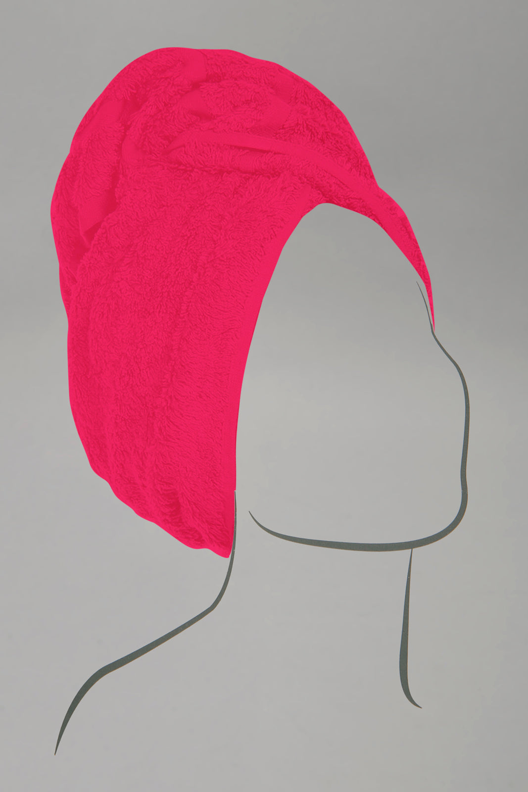 Fuchsia Hair Wrap