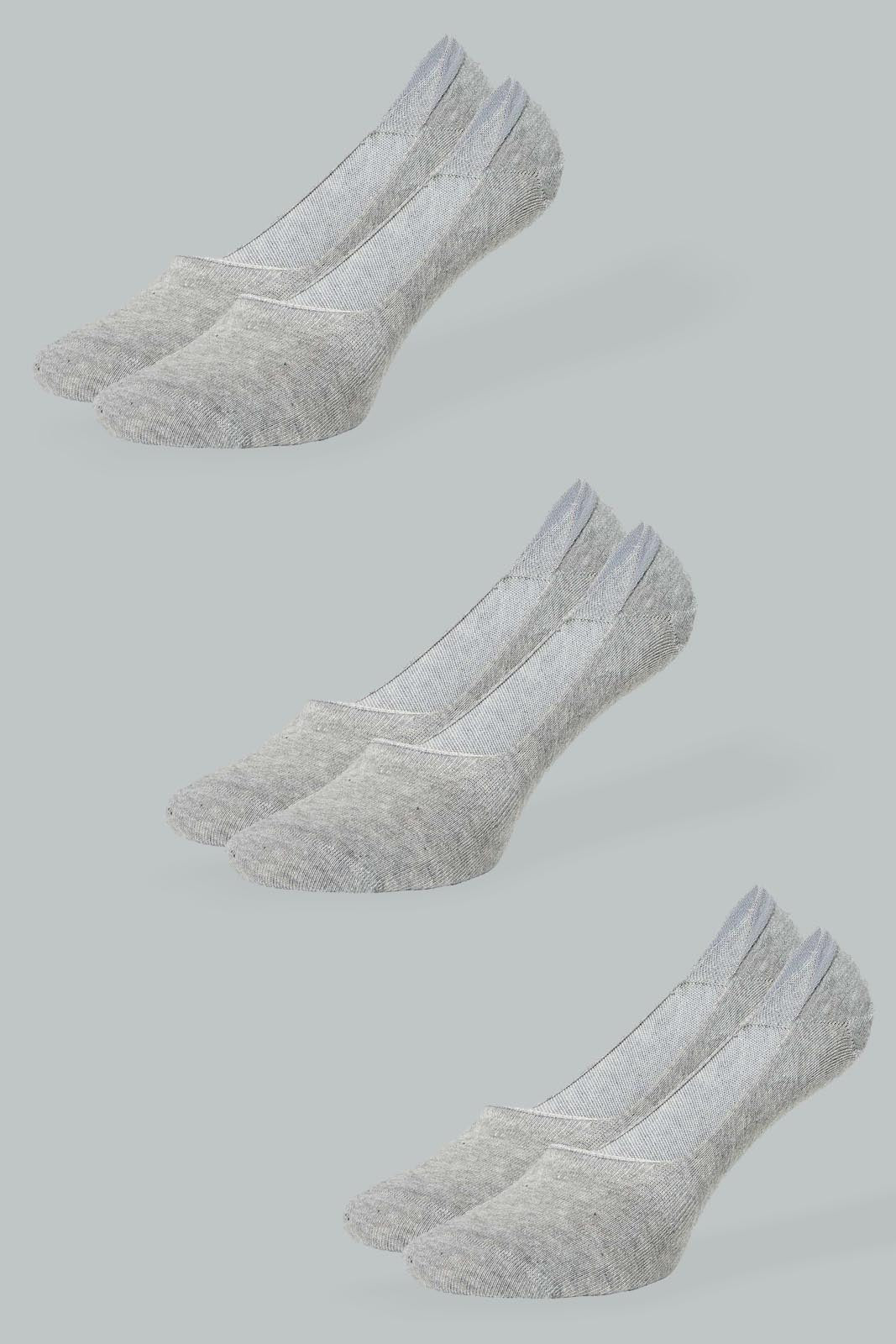 Redtag-Grey-Plain-Invisible-Socks-(3-Pack)-365,-Colour:Grey,-Filter:Men's-Clothing,-Men-Socks,-Non-Sale-Men's-