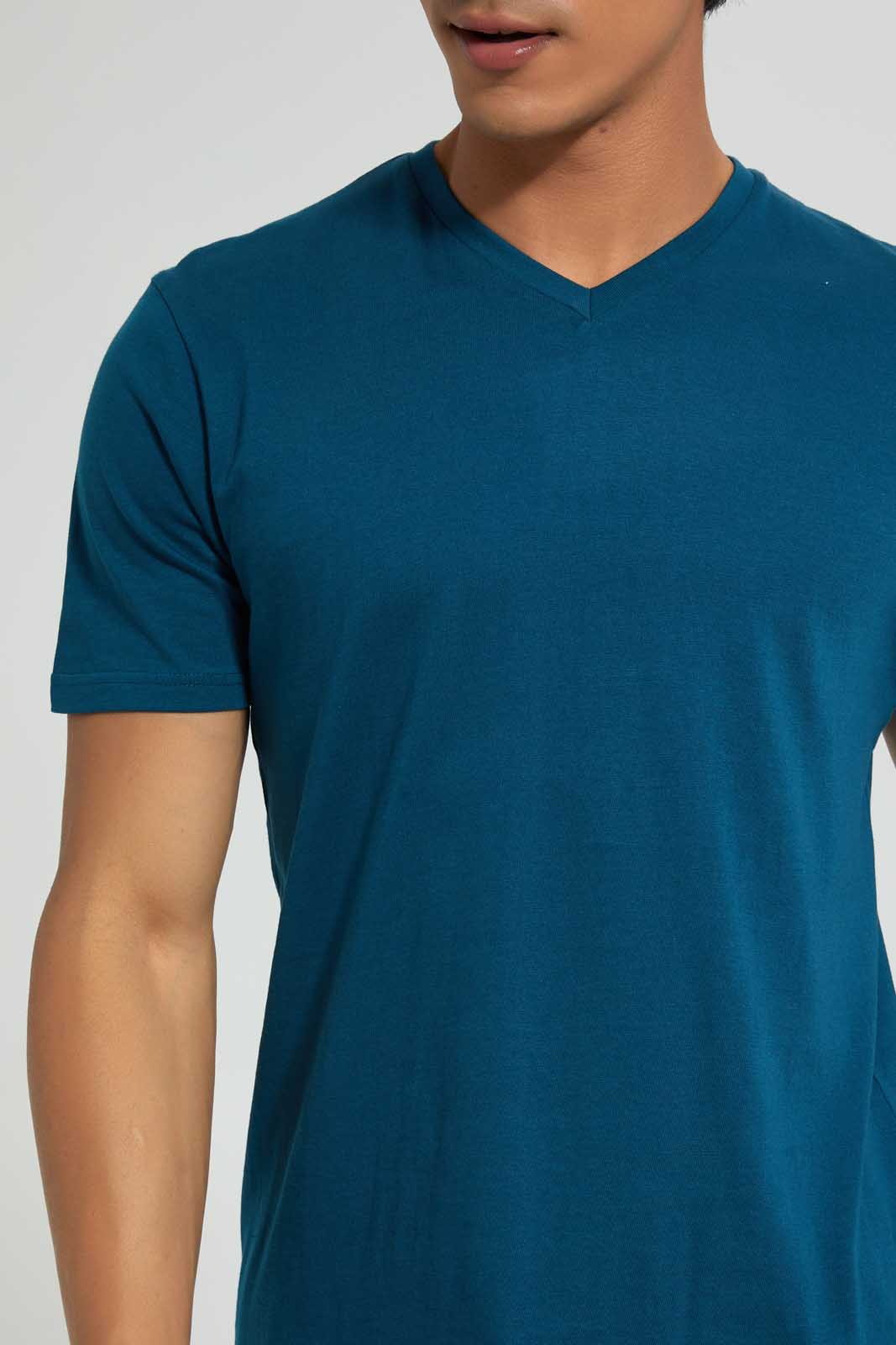 Teal Solid T-Shirt