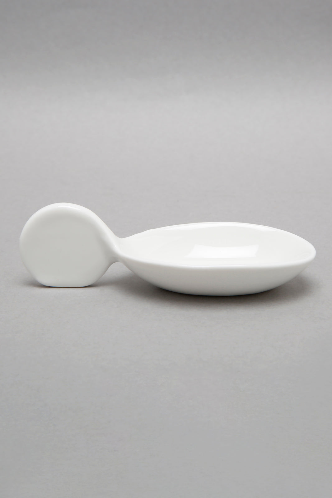 White Porcelain Spoon Shaped Serving (6 Piece Set)