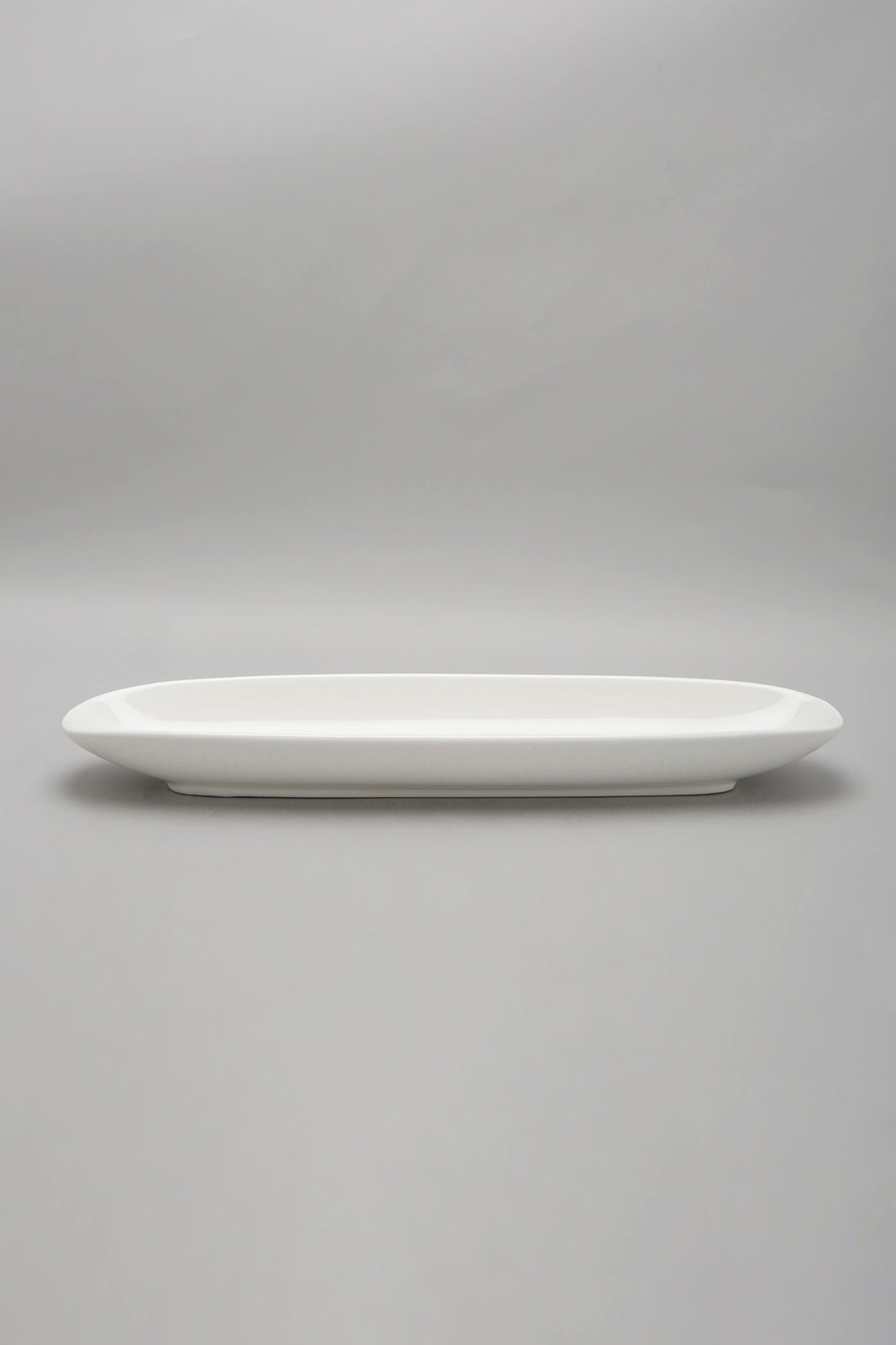 White Porcelain Oval Dish