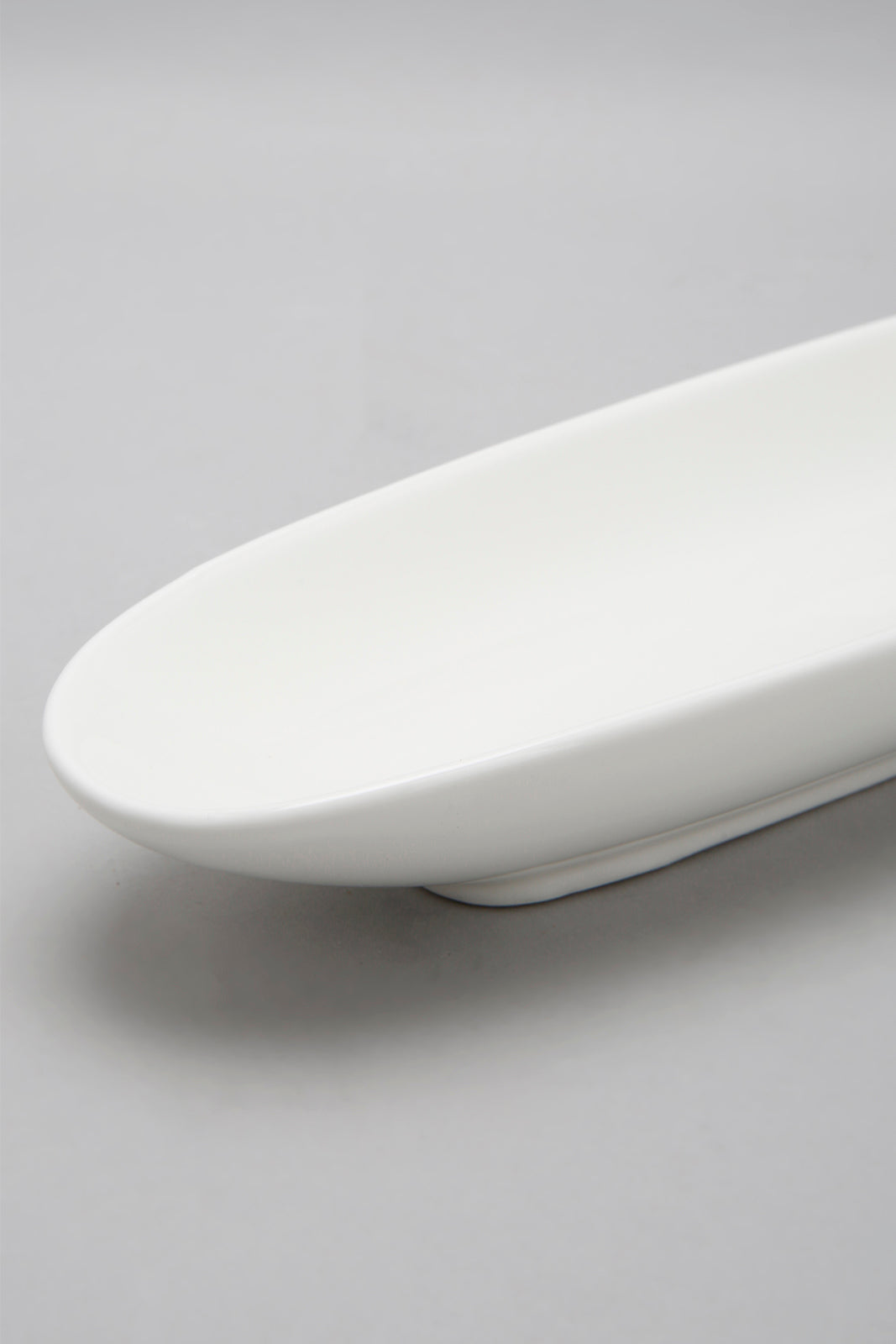 White Porcelain Oval Dish
