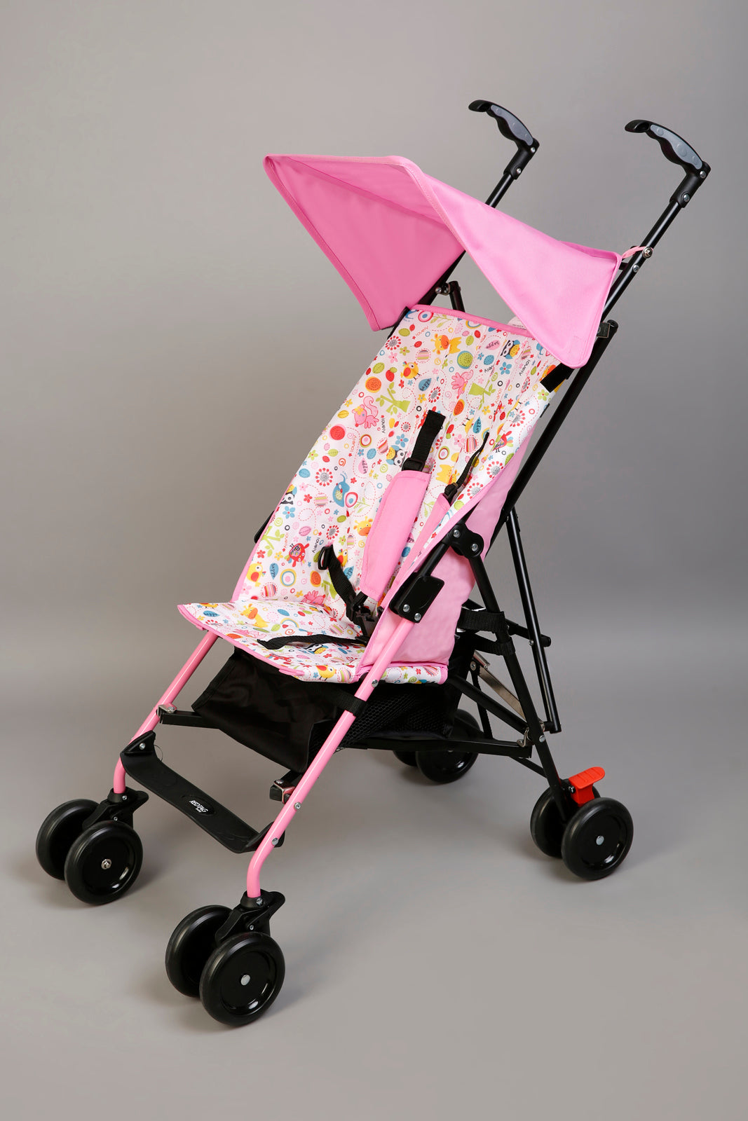Pink All Over Print Baby Buggy