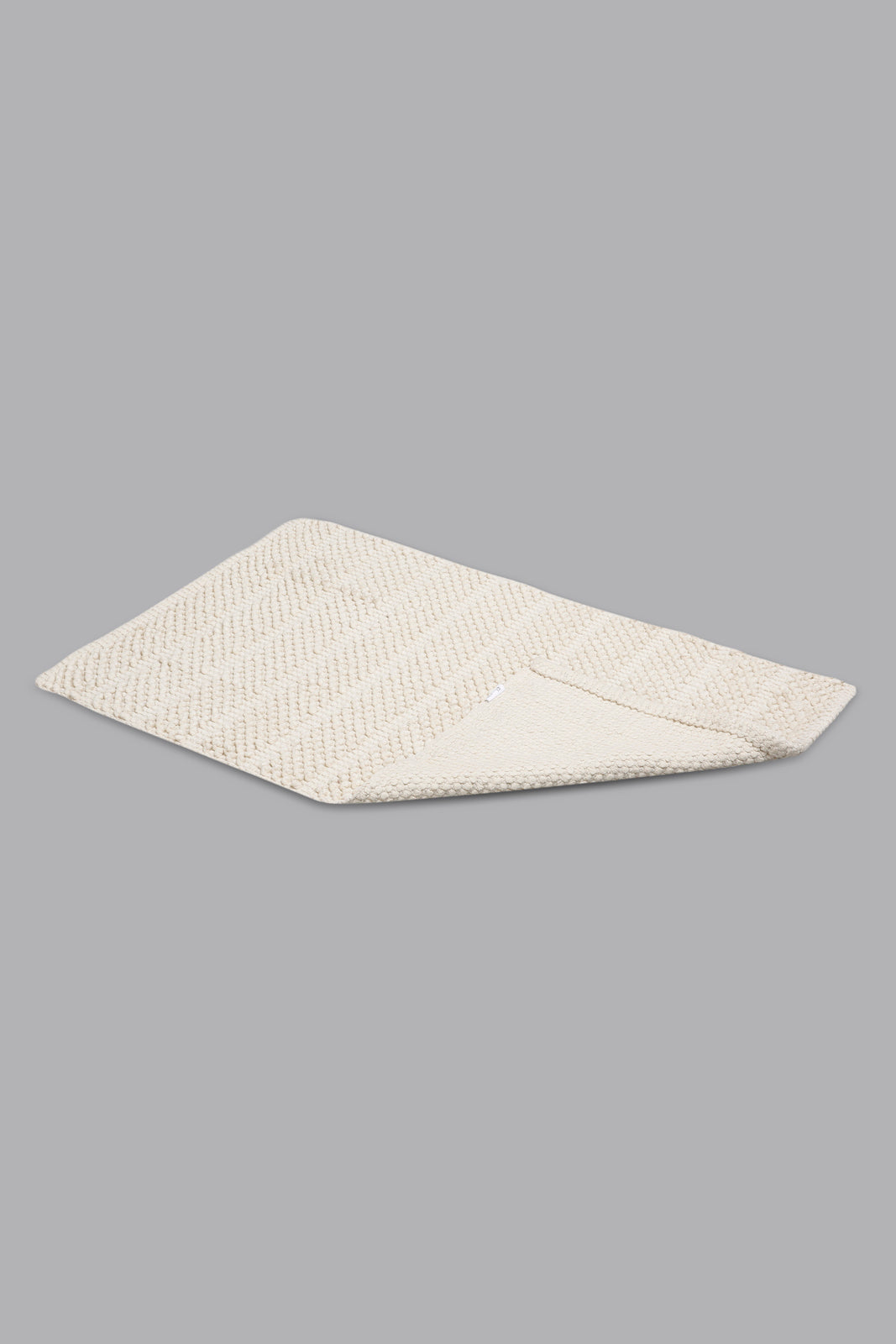 Beige Popcorn Bathmat