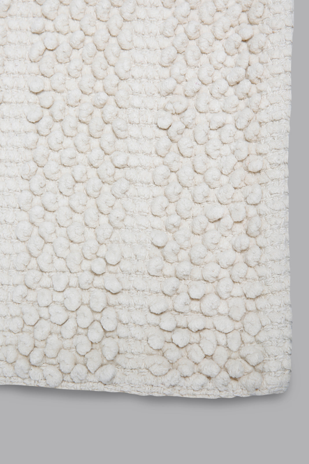 Beige Popcorn Bathmat