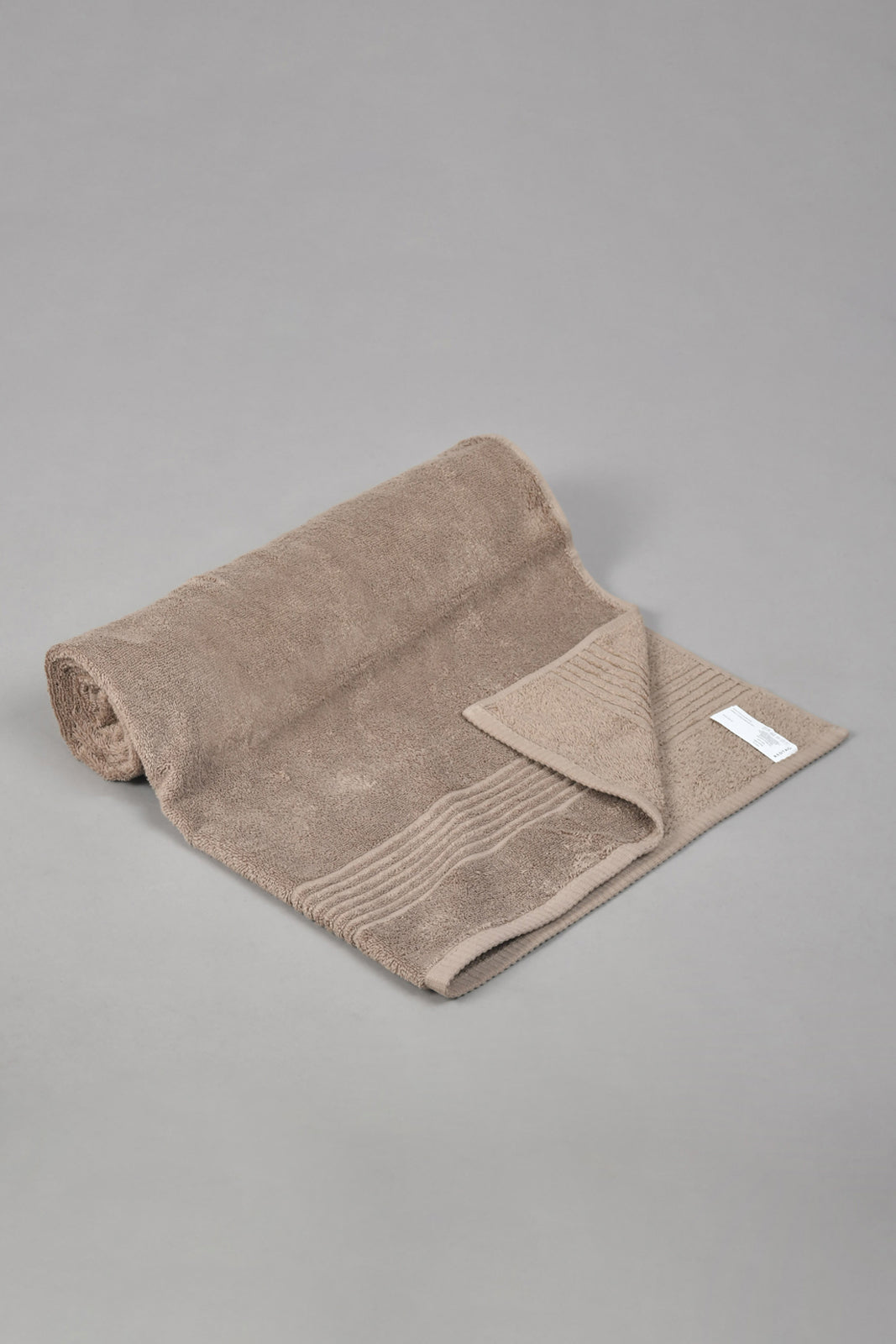 Taupe Luxury Cotton Beach Towel