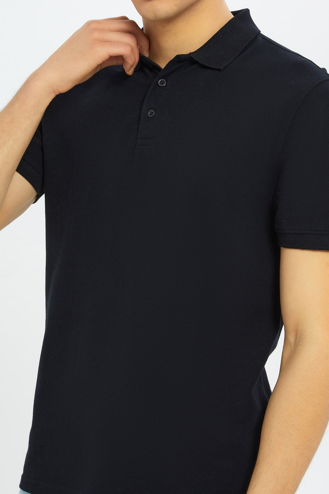 Redtag-Black-Polo-Shirt-365,-Bundle,-Category:Polo-T-Shirts,-Colour:Black,-Deals:New-In,-Dept:Menswear,-Filter:Men's-Clothing,-H1:MWR,-H2:GEN,-H3:TSH,-H4:POS,-Men-Polo-T-Shirts,-Promo:TBL,-Season:365,-Section:Men,-TBL-Men's-