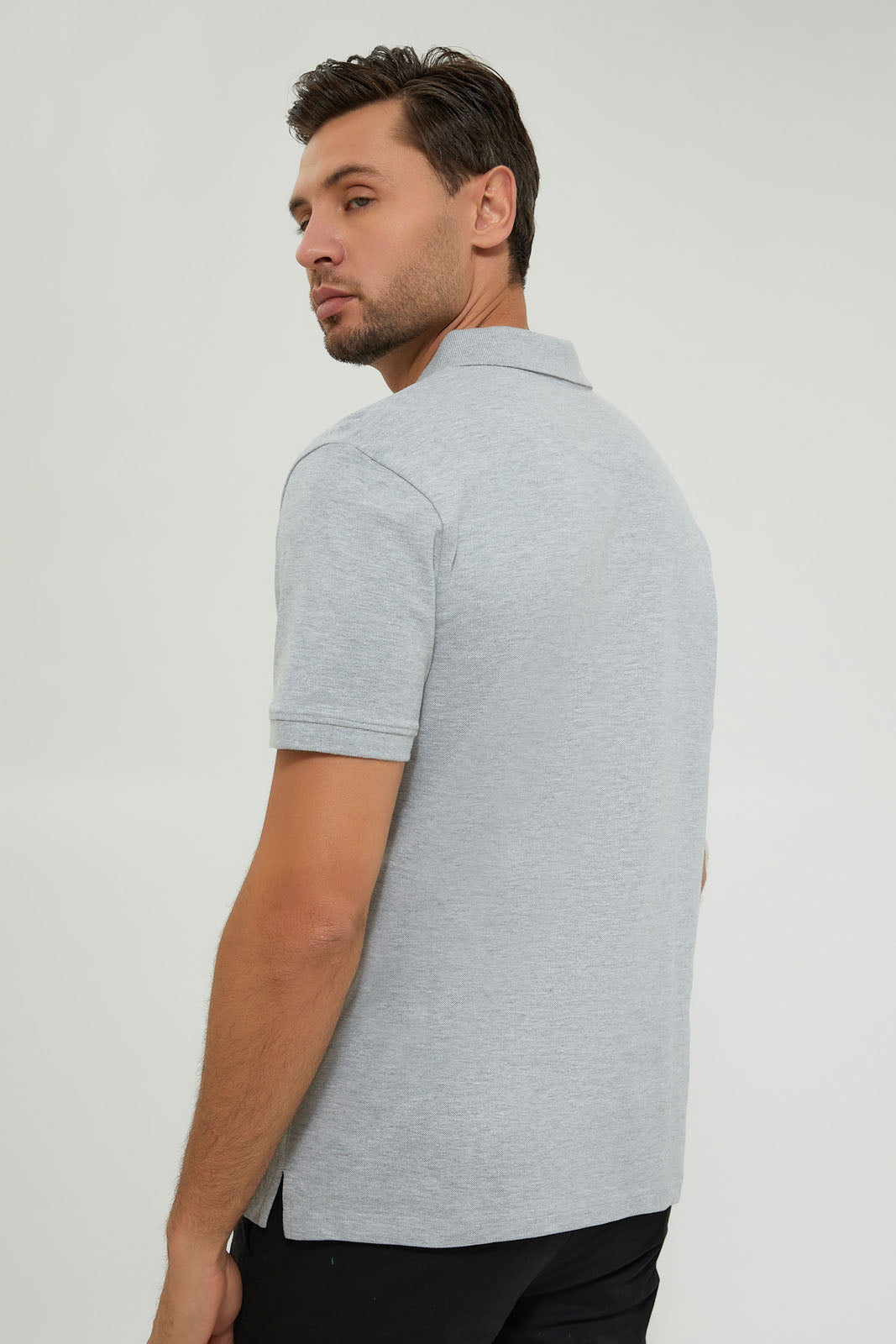 Grey Polo Shirt - REDTAG