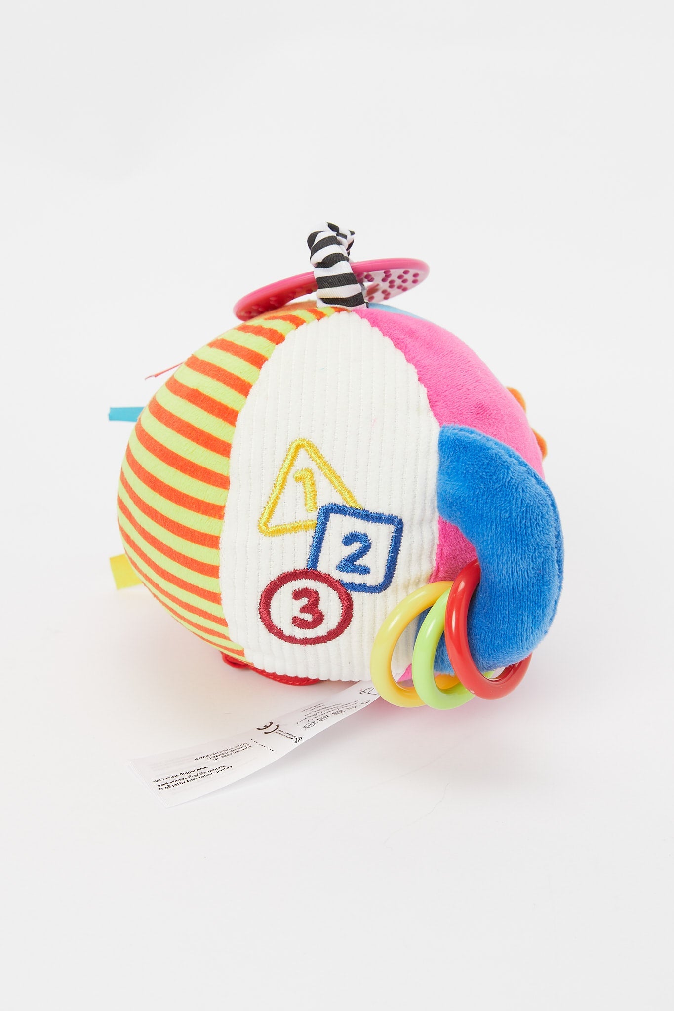 Redtag-Activity-Ball-With-Teether-\Rattle-365,-Category:Toys,-Colour:Assorted,-Deals:New-In,-Dept:New-Born,-Filter:Newborn-Accessories,-H1:ACC,-H2:NBN,-H3:BAO,-H4:HAR,-NBN-Toys,-New-In,-New-In-NBN-ACC,-Season:365,-Section:Boys-(0-to-14Yrs),-Style:RATTLE-New-Born-Baby-