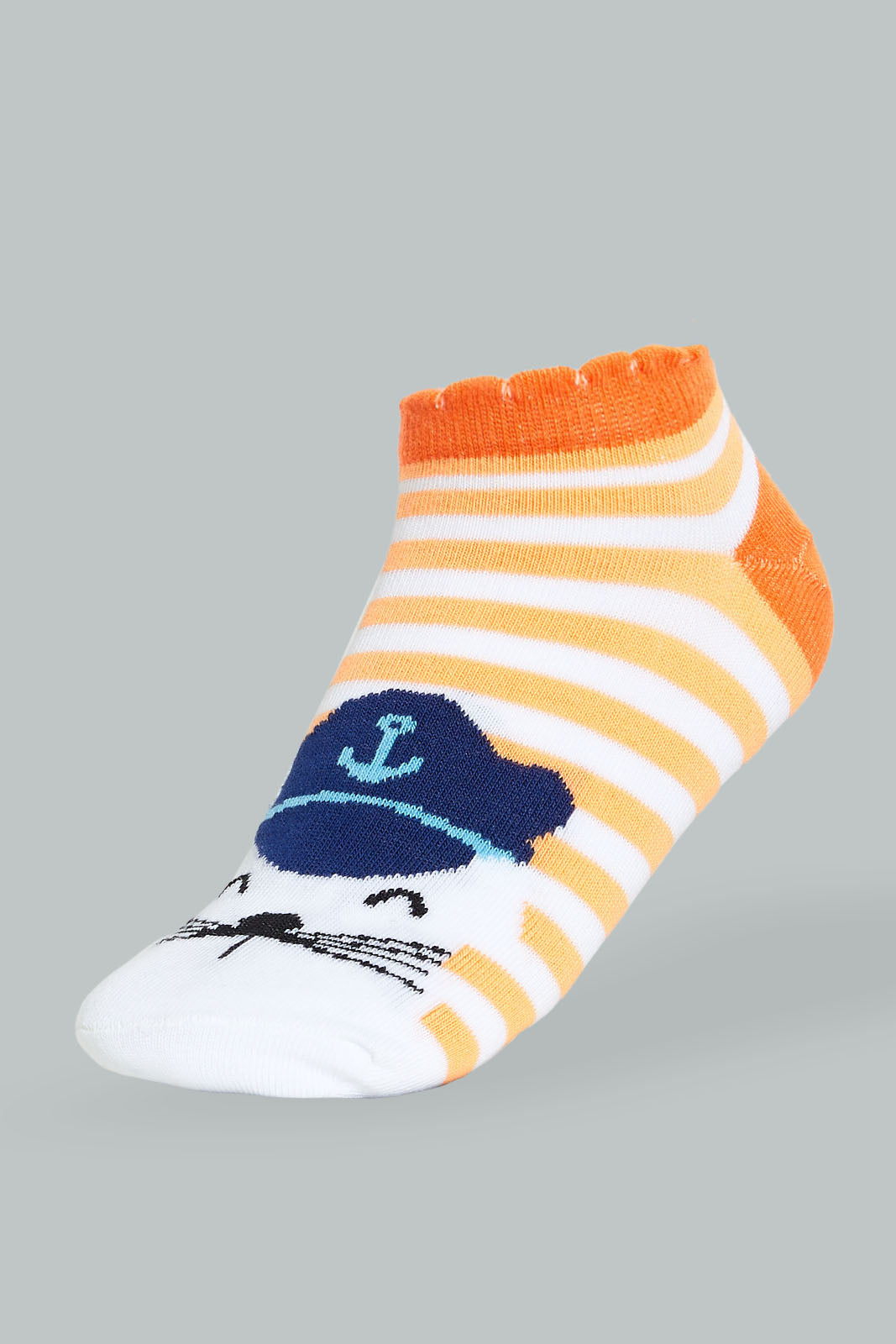 Redtag-Assorted-Printed-Ankle-Socks-(Pack-Of-3)-365,-Colour:Assorted,-Filter:Women's-Clothing,-Non-Sale,-Section:Women,-Women-Socks-Women's-