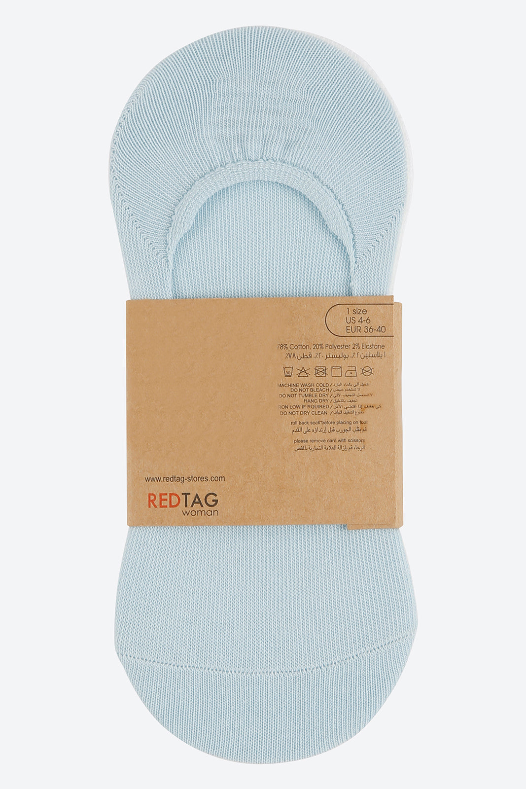 Assorted Invisible Socks (Pack Of 5) - REDTAG