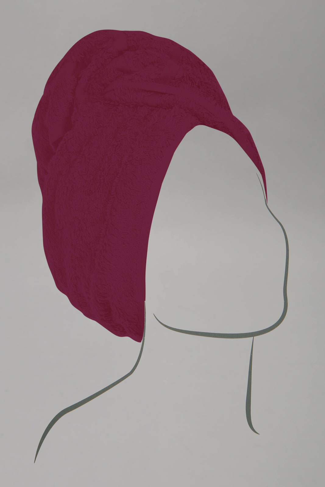 Purple Hair Wrap