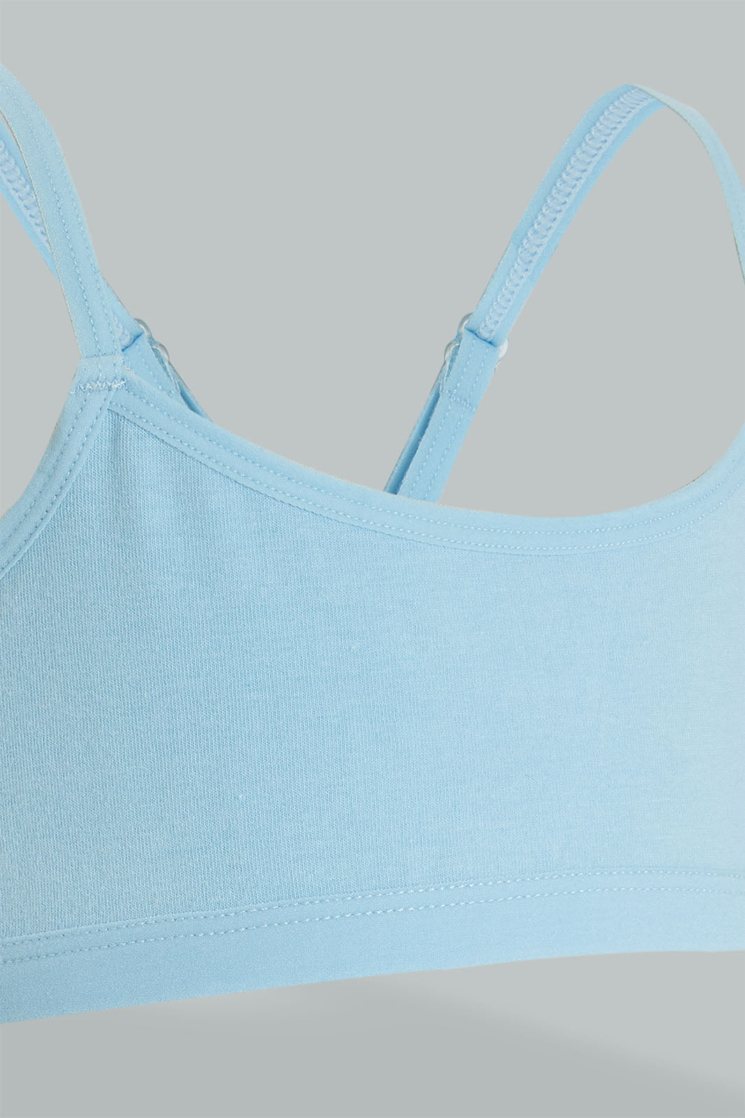 Yellow/Blue Crisscross Strap Bra (Pack of 2)