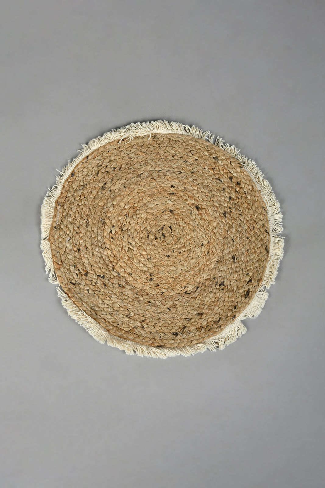 Beige Round Placemat