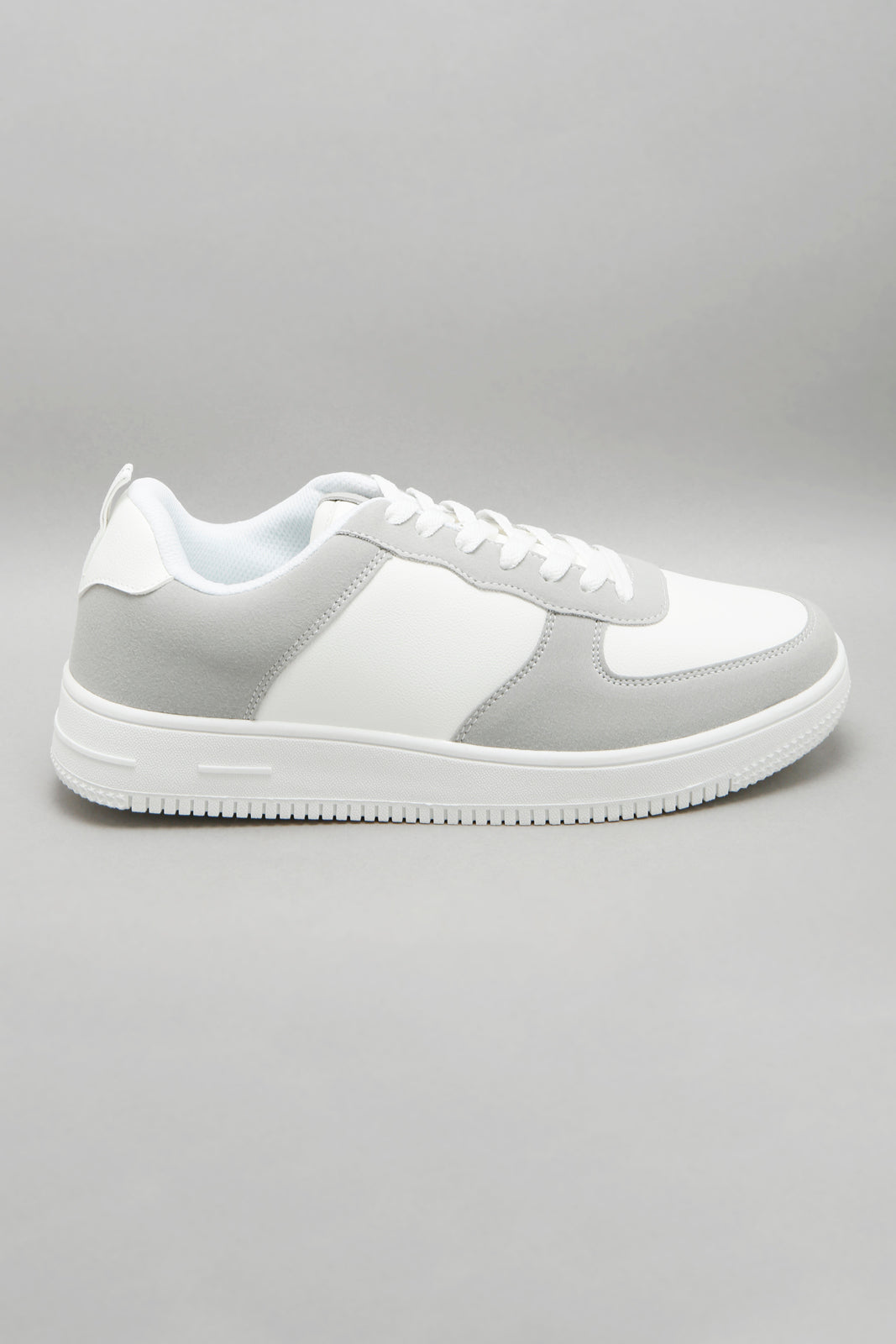 White Colour Block Skate Shoe