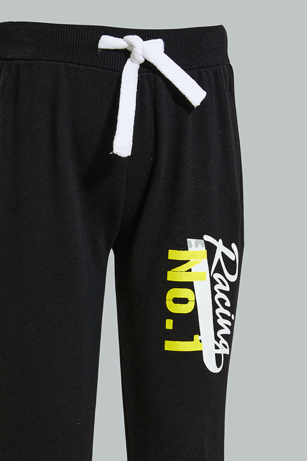 Black/Ecru Printed Jogger (2-Pack)