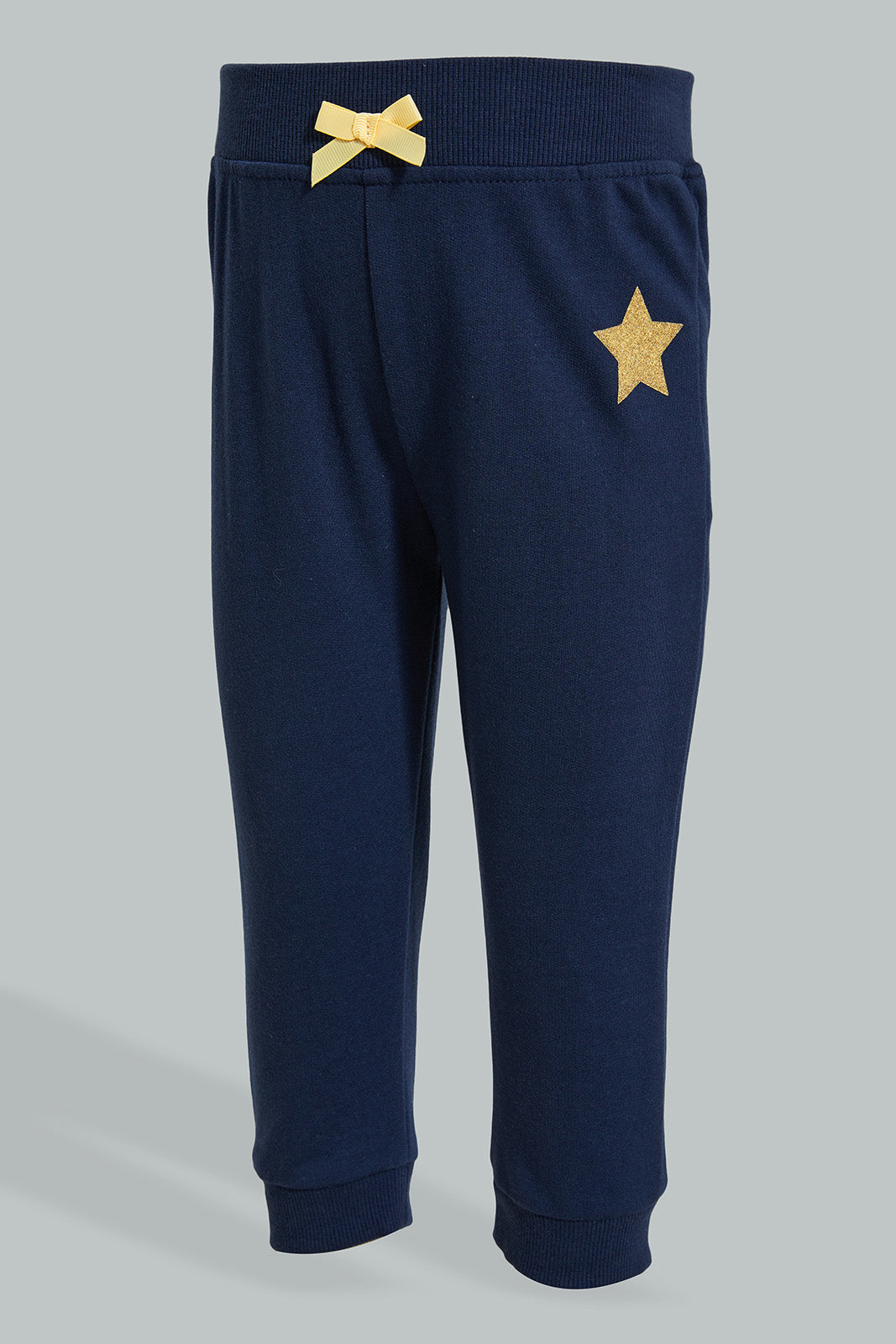 Navy Star Printed Jogger