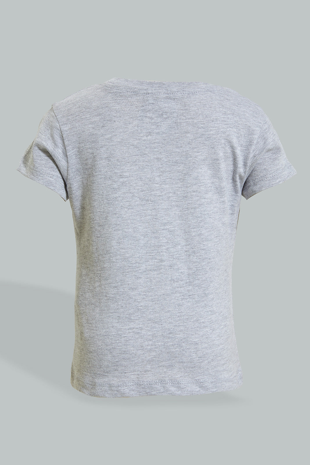 Grey Popsicle Printed T-Shirt With Sequins