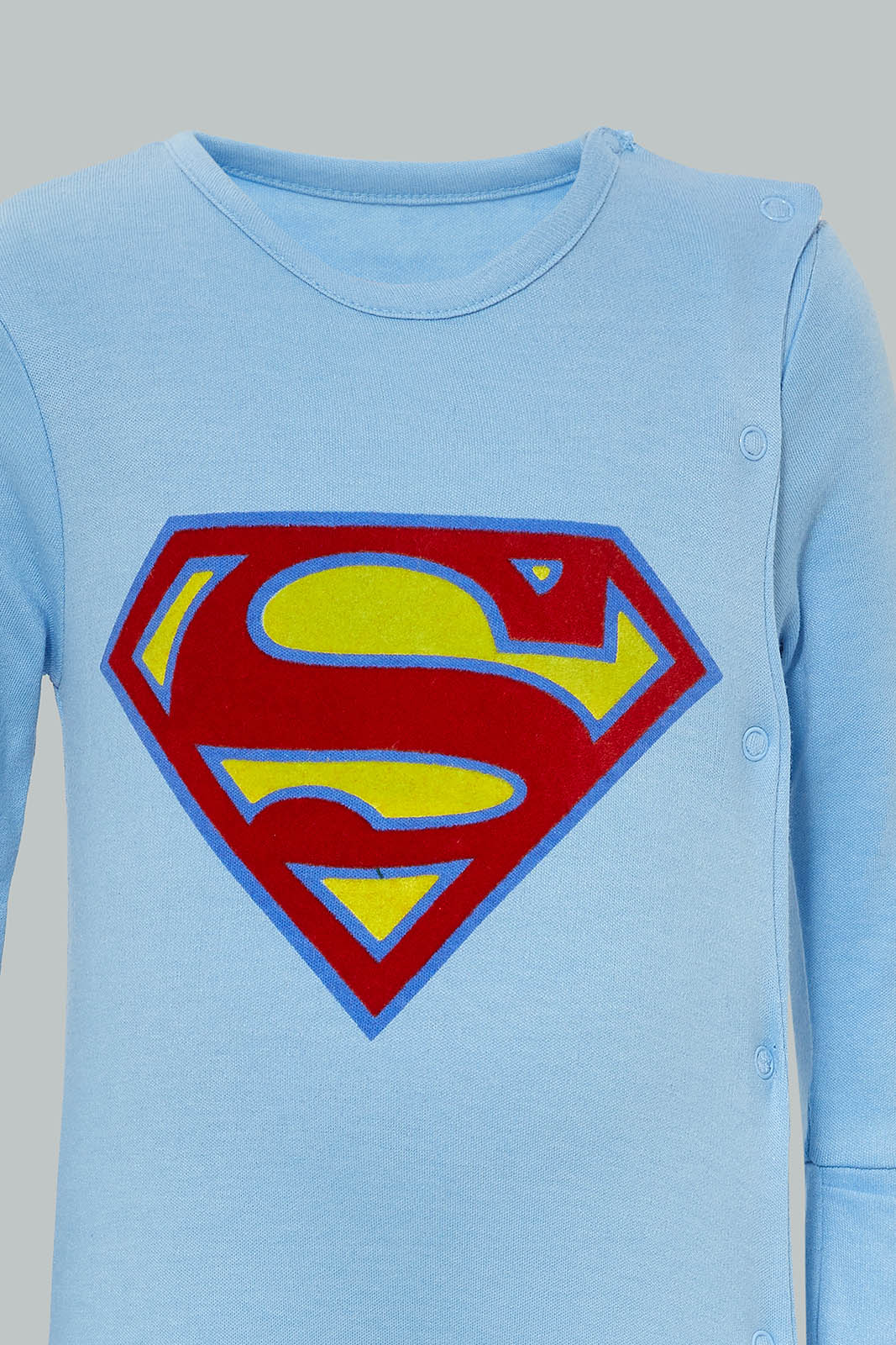 Blue/White Superman Sleepsuits (Pack of 2)