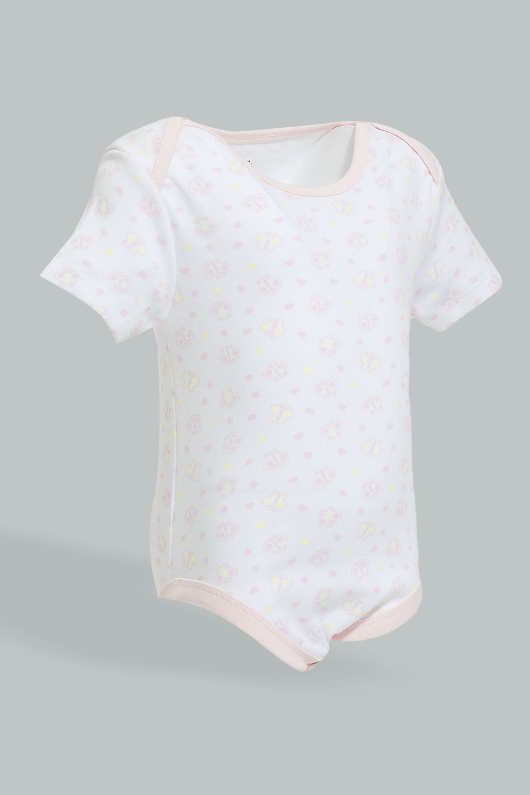 Assorted Printed Bodysuits (Pack Of 5)