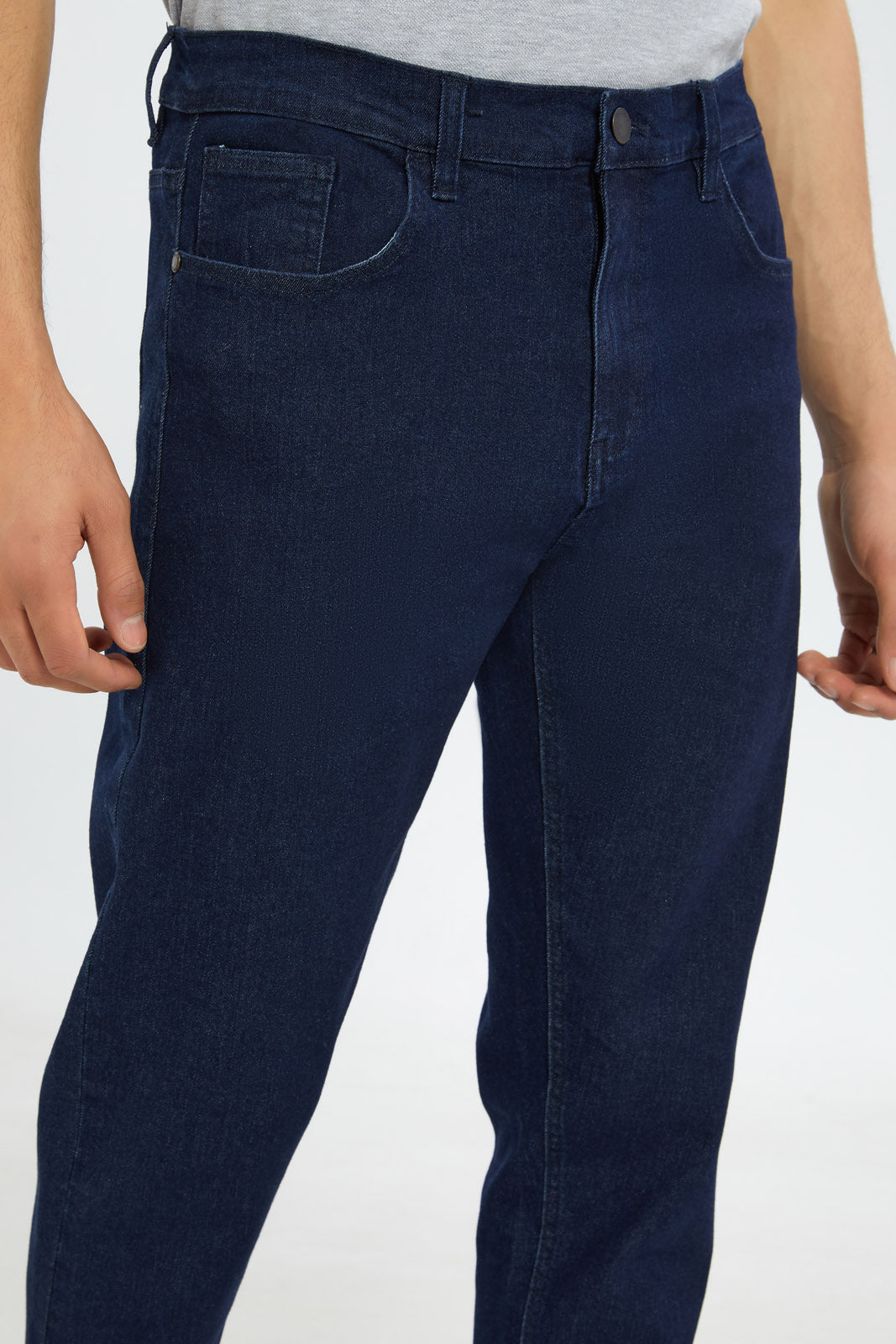 Redtag-Dark-Wash-5-Pockets-Slim-Fit-Jean-365,-Category:Jeans,-Colour:Darkwash,-Deals:New-In,-Dept:Menswear,-Filter:Men's-Clothing,-H1:MWR,-H2:GEN,-H3:DNB,-H4:JNS,-Men-Jeans,-Promo:TBL,-Season:365,-Section:Men,-TBL-Men's-