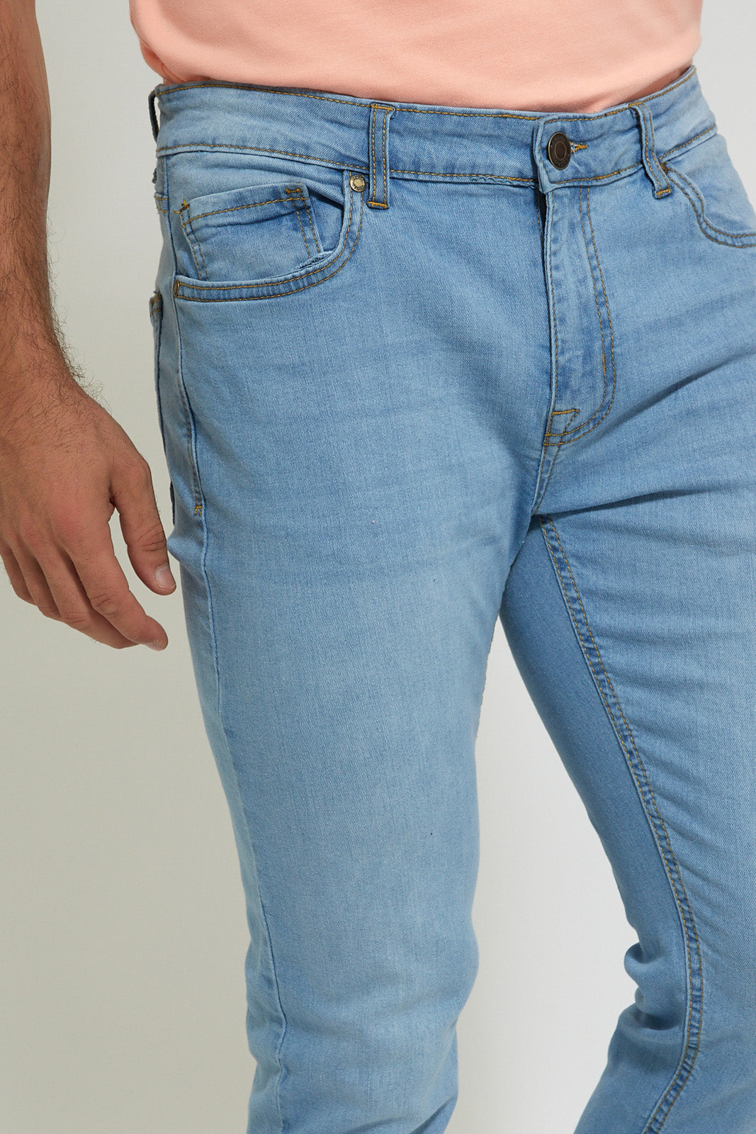 Men Blue 5-Pockets Slim Fit Jean
