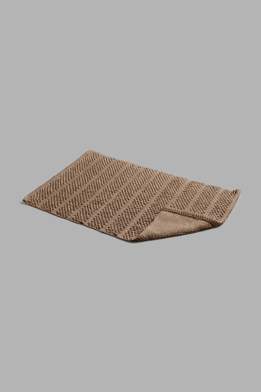 Redtag-Taupe-Popcorn-Bathmat-Bathmats-Home-Bathroom-