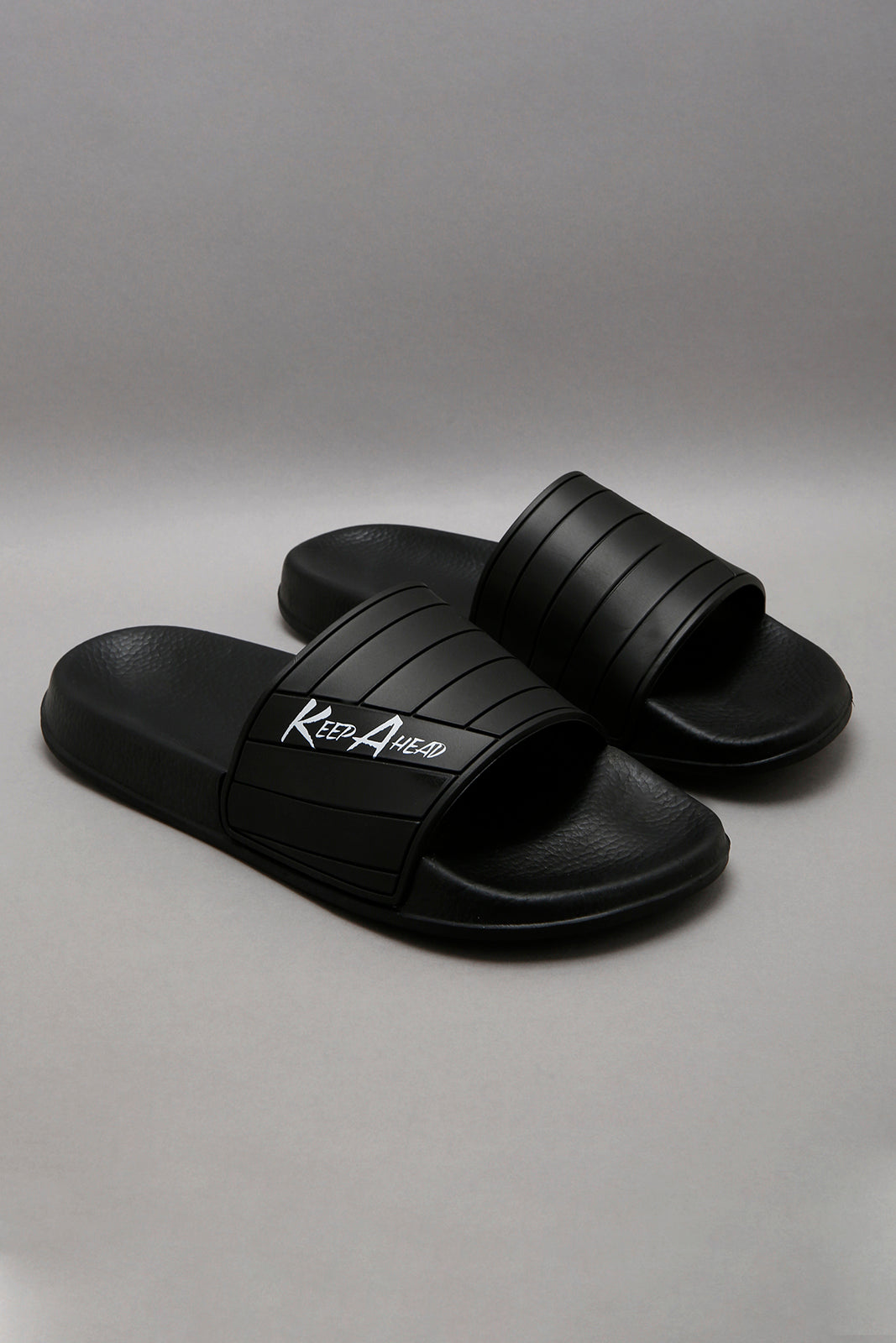Black Embossed Slide