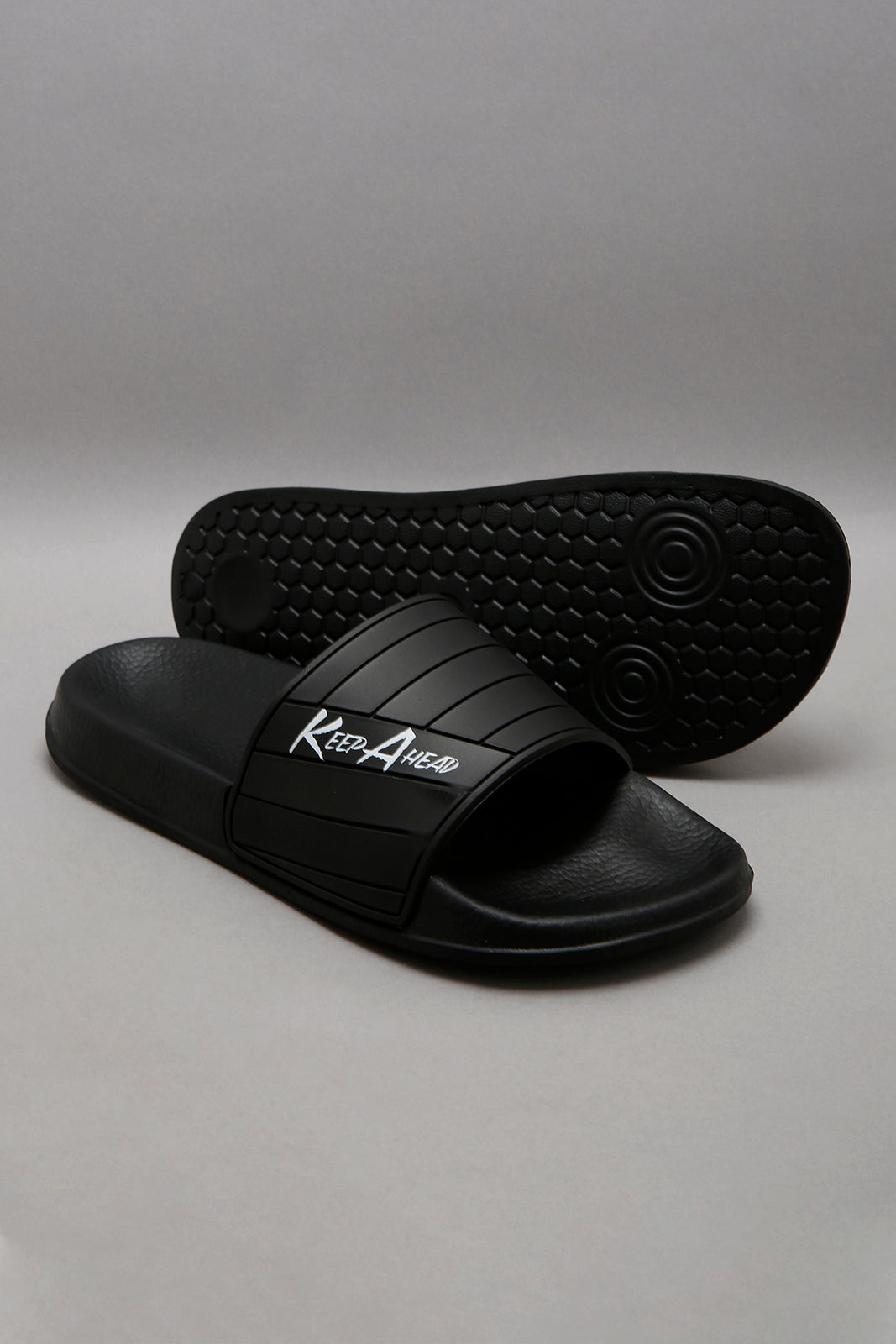 Black Embossed Slide