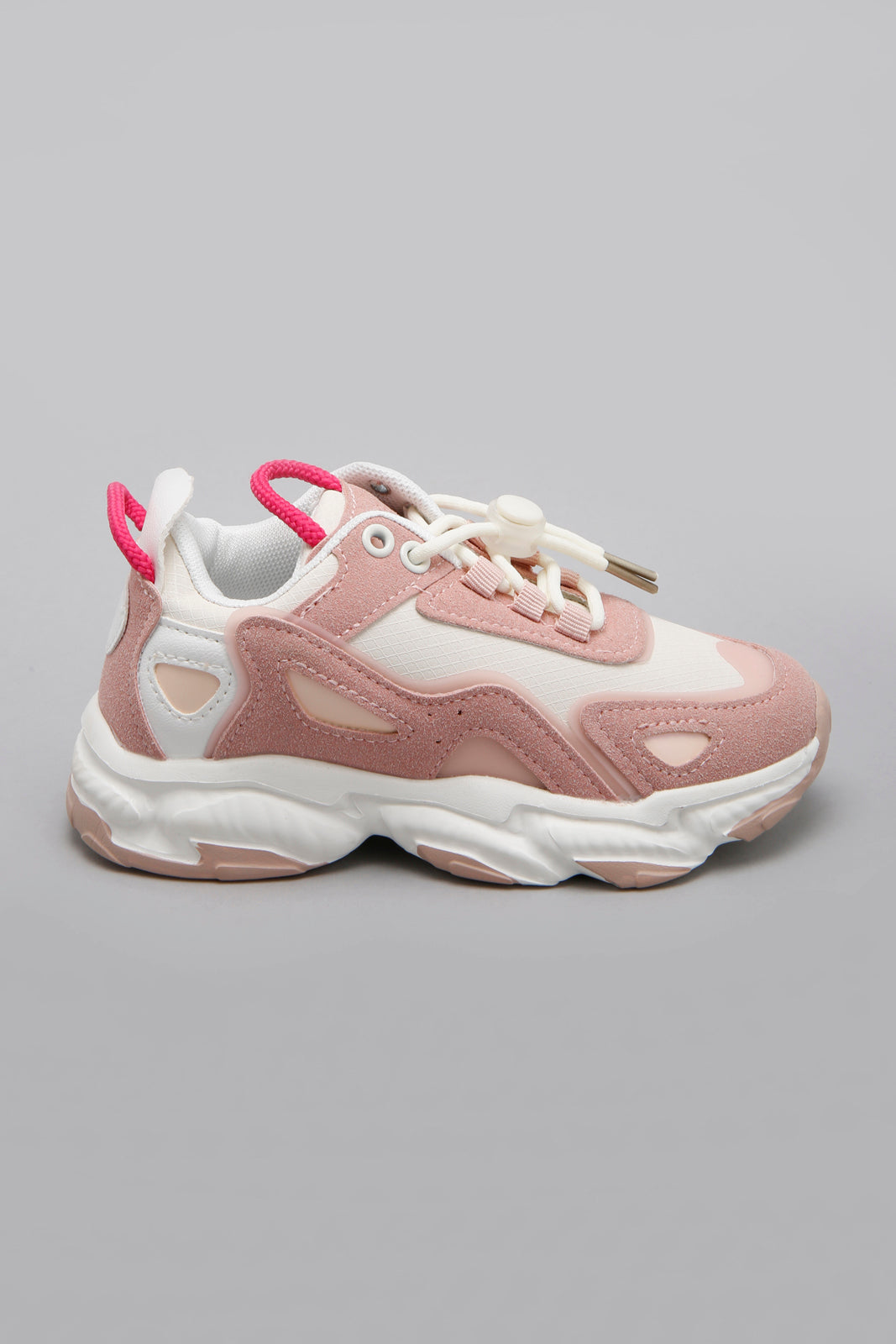 Cream Buckle Chunky Sneaker