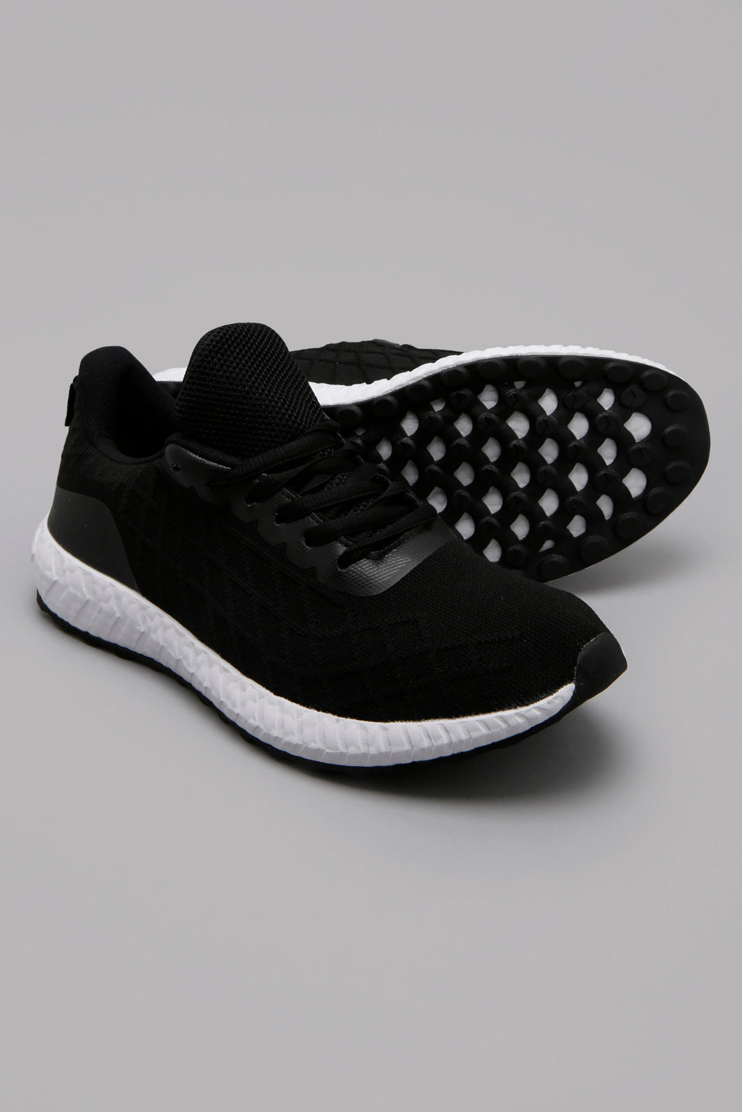 Black Knit Sneaker