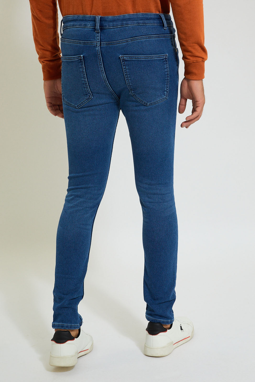 Blue 5-Pocket Skinny Fit Jean