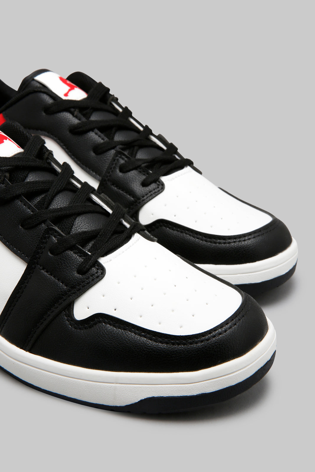 White Colour Block Skate Shoe