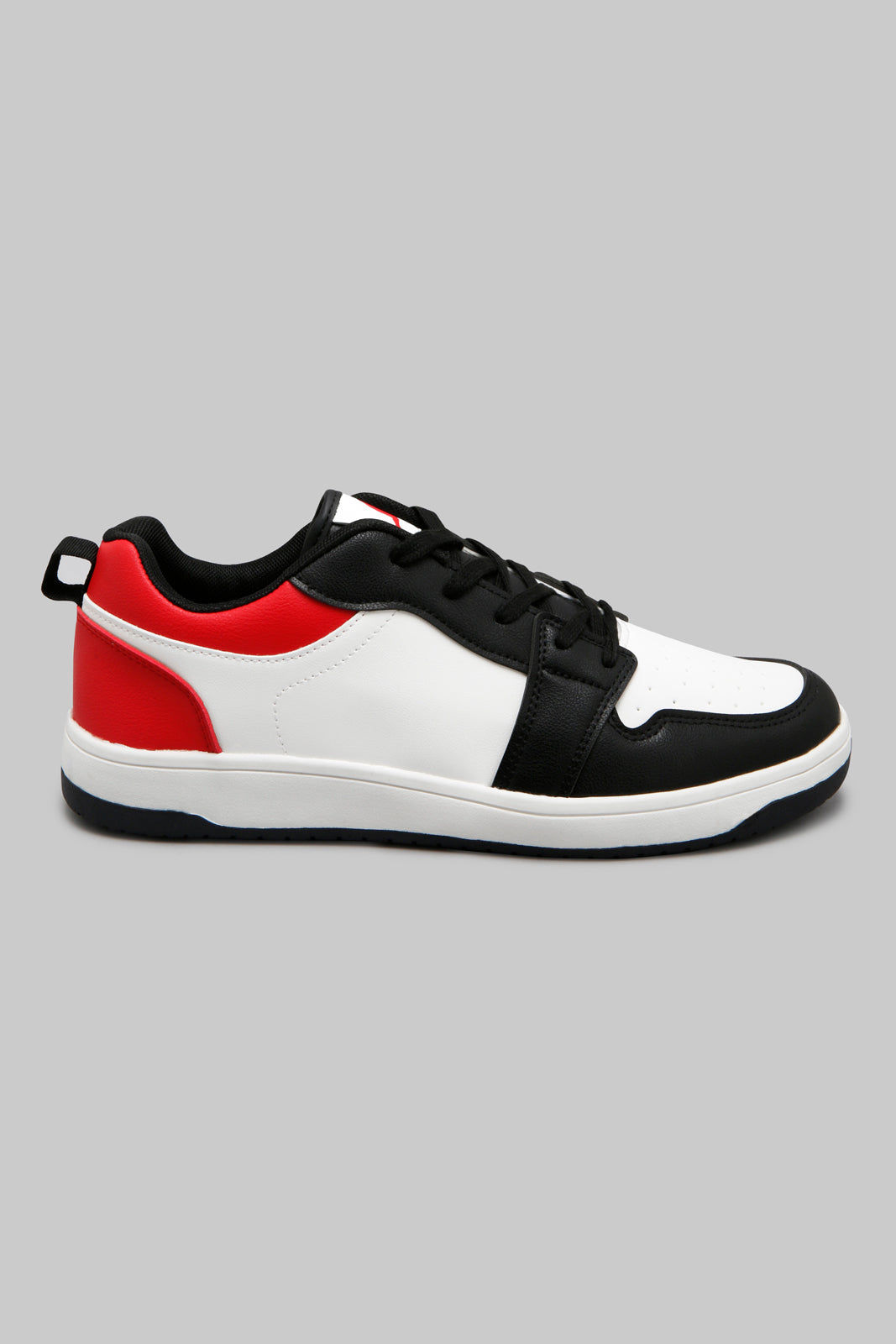 White Colour Block Skate Shoe