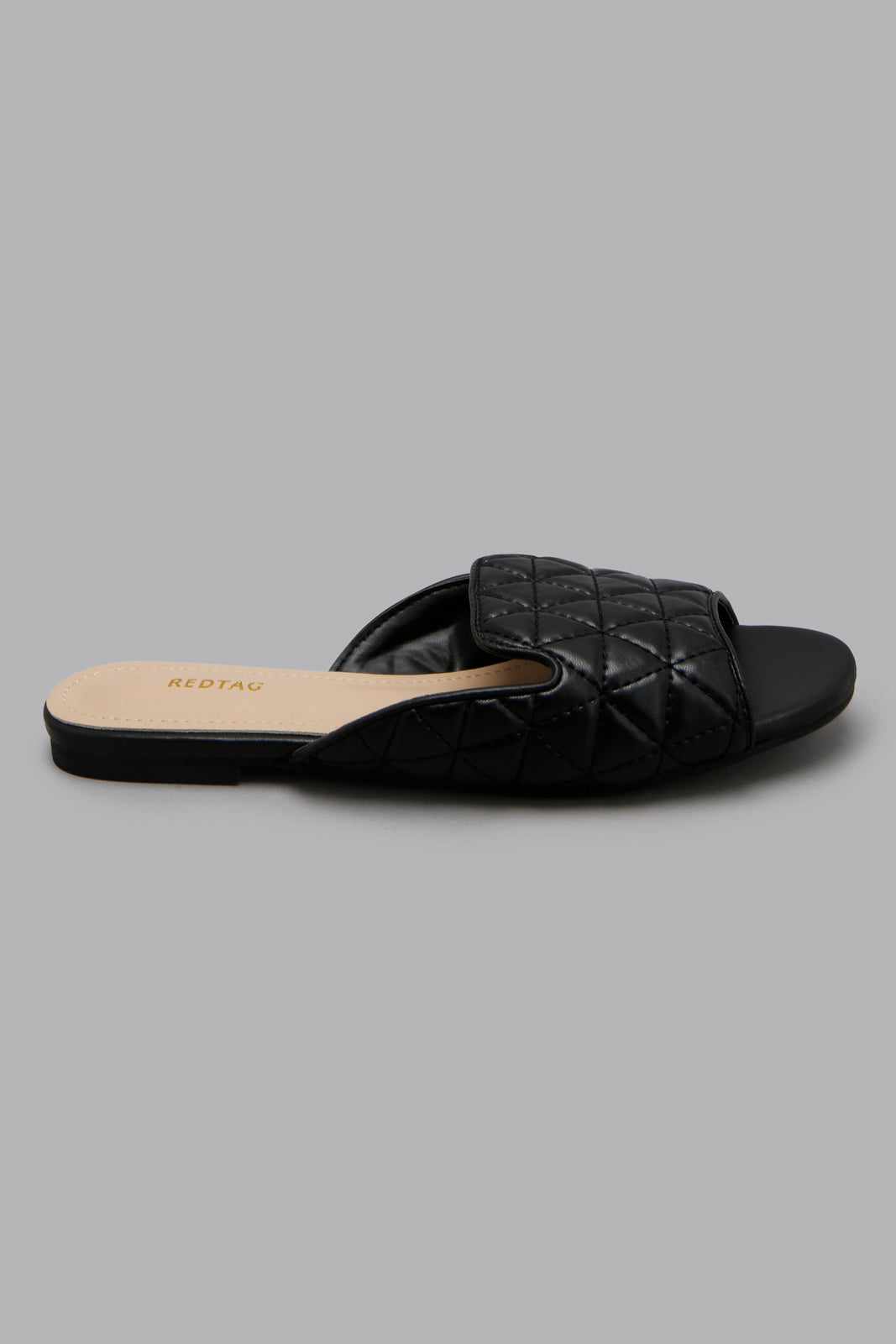 Black Quilt Mule