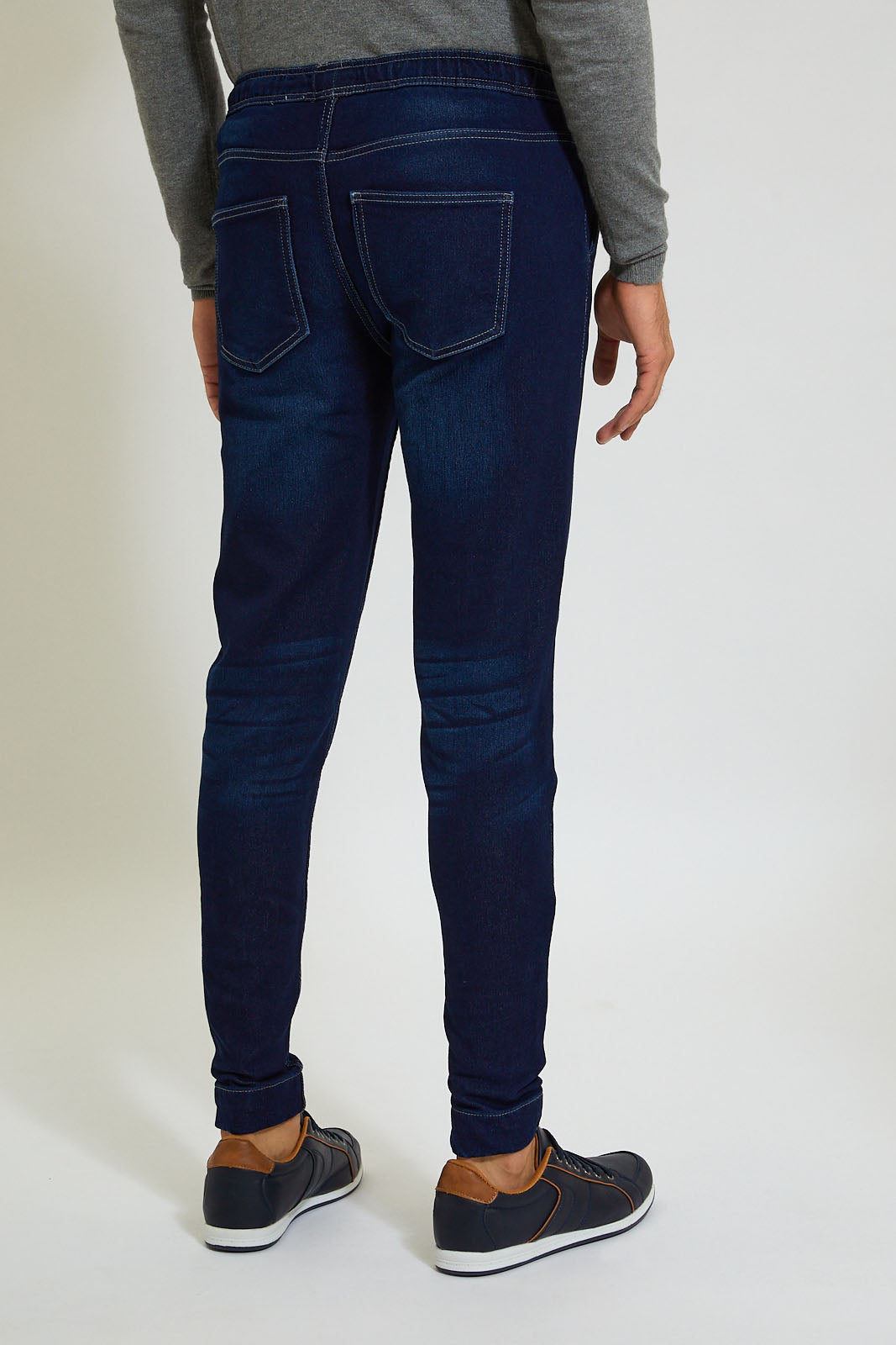 Navy Slim Fit Jeans Jogger