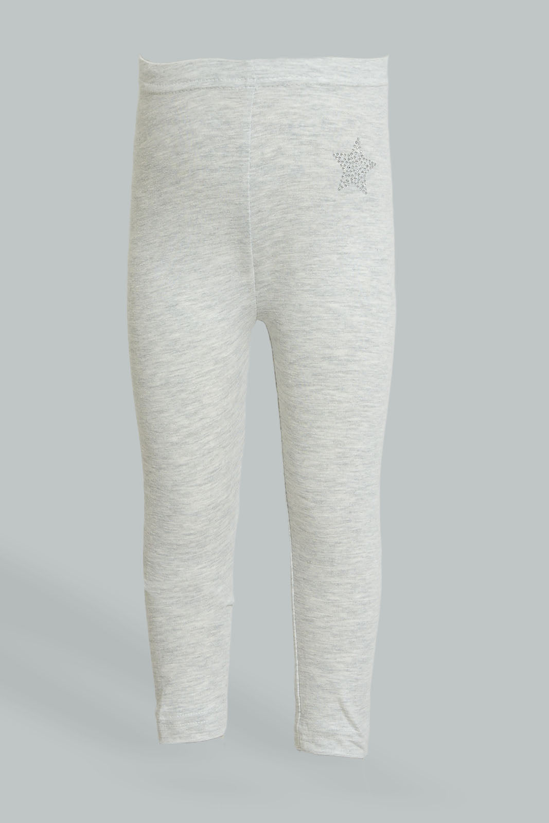 Grey Star Print Legging