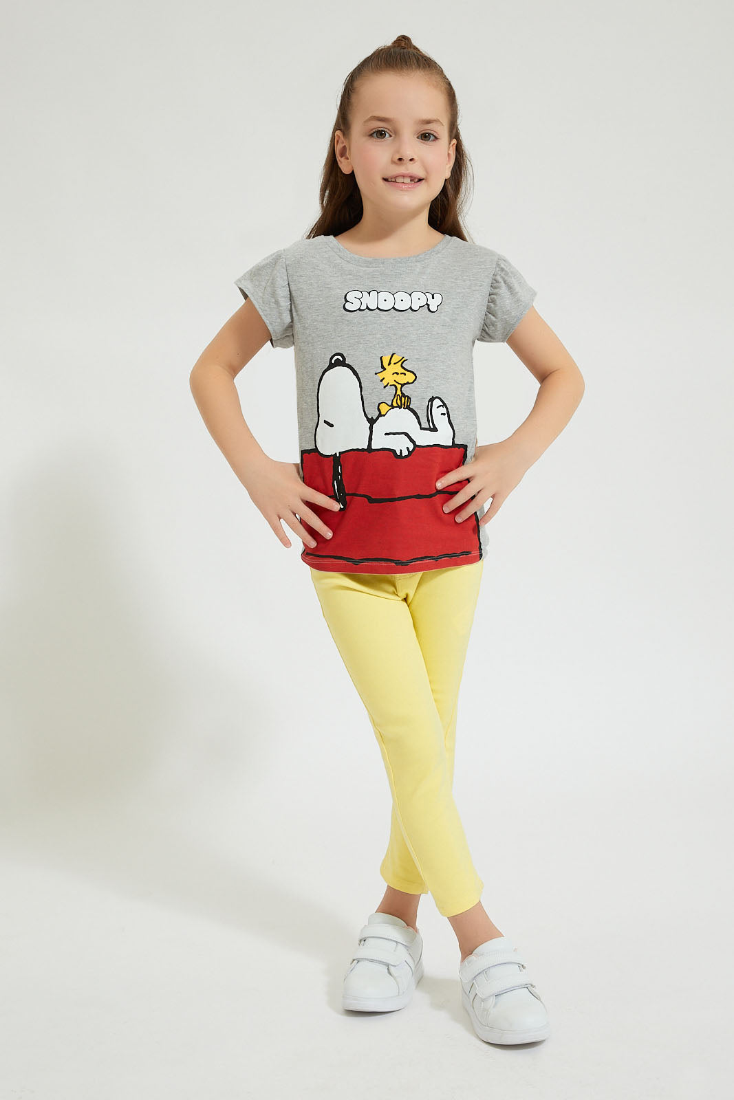 Grey Snoopy T-Shirt