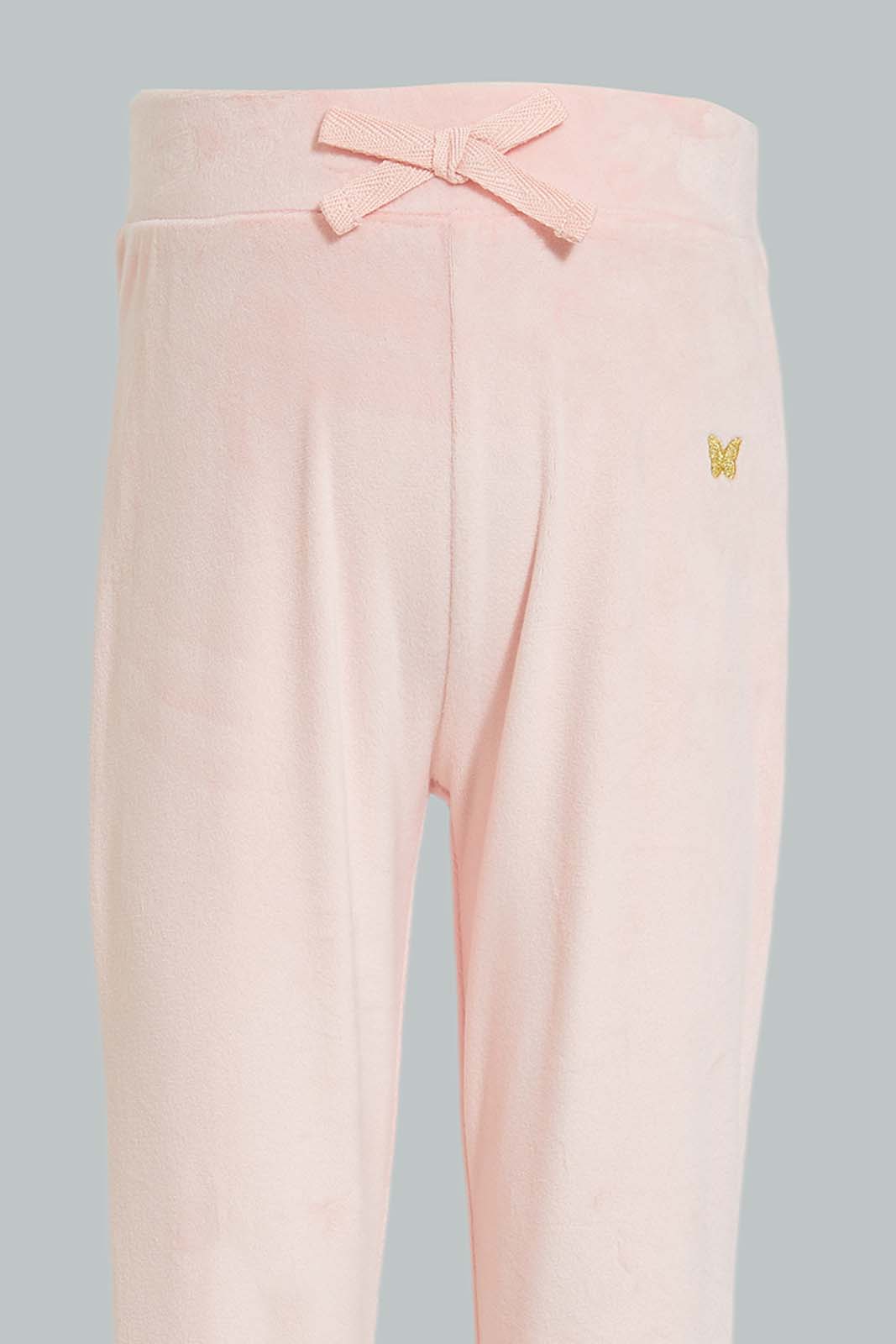 Redtag-Pink--Velour-Active-Pant-Colour:Pink,-Filter:Infant-Girls-(3-to-24-Mths),-Infant-Girls-Joggers,-New-In,-New-In-ING,-Non-Sale,-Section:Kidswear,-TBL,-W21B-Infant-Girls-3 to 24 Months