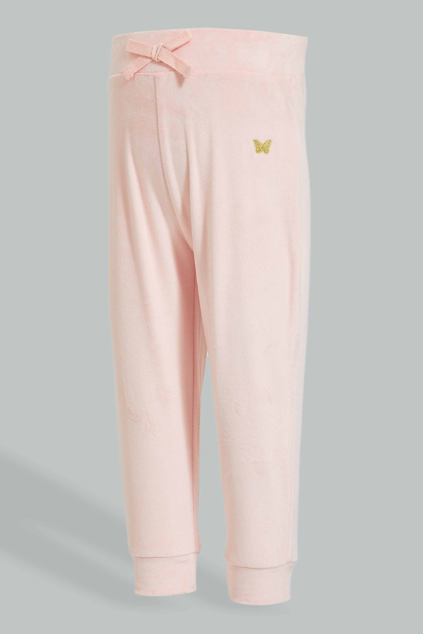 Redtag-Pink--Velour-Active-Pant-Colour:Pink,-Filter:Infant-Girls-(3-to-24-Mths),-Infant-Girls-Joggers,-New-In,-New-In-ING,-Non-Sale,-Section:Kidswear,-TBL,-W21B-Infant-Girls-3 to 24 Months