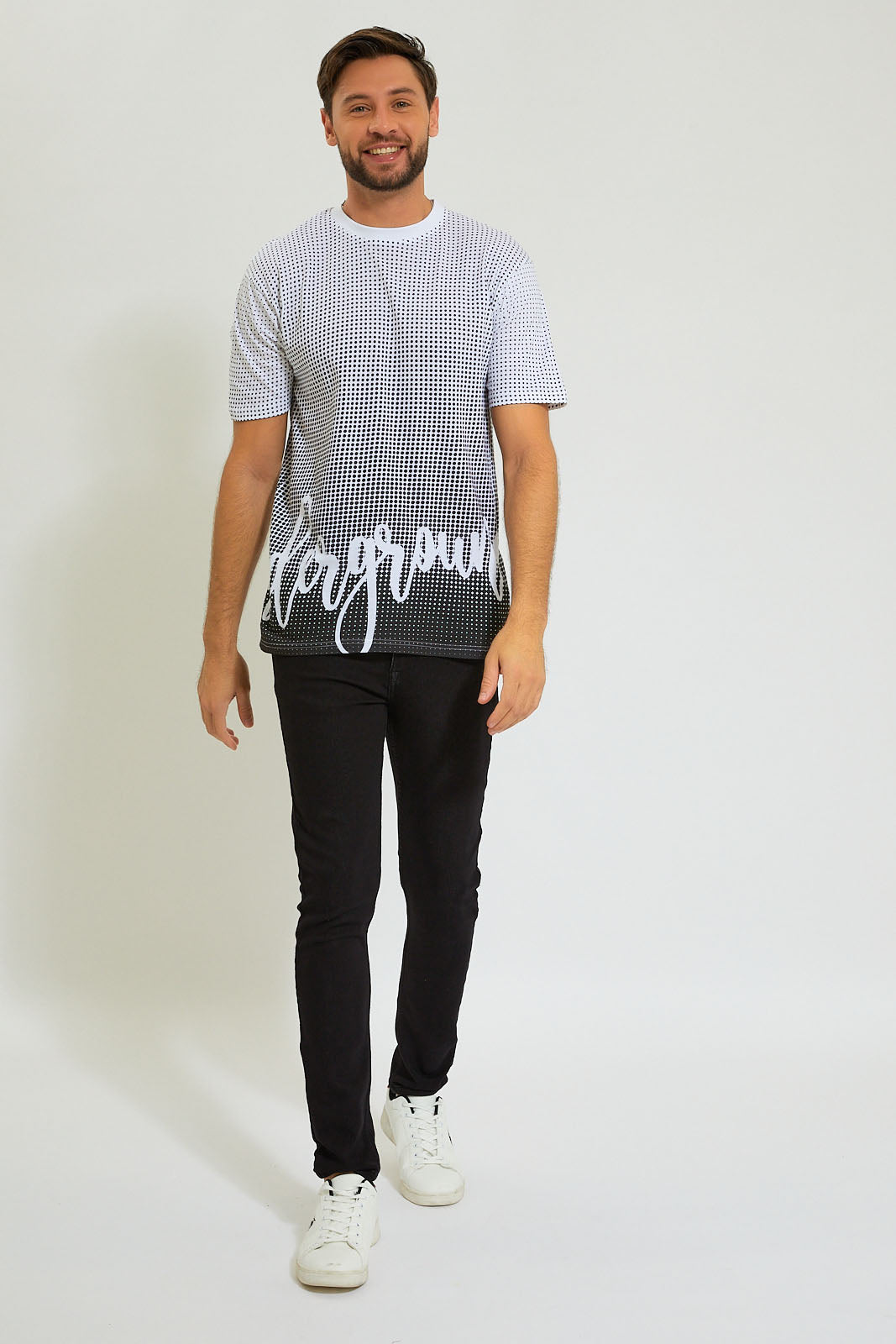 White Printed T-Shirt