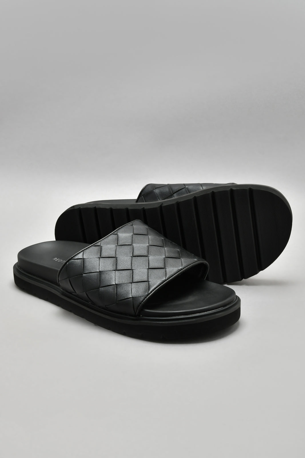 Black Woven Sandal