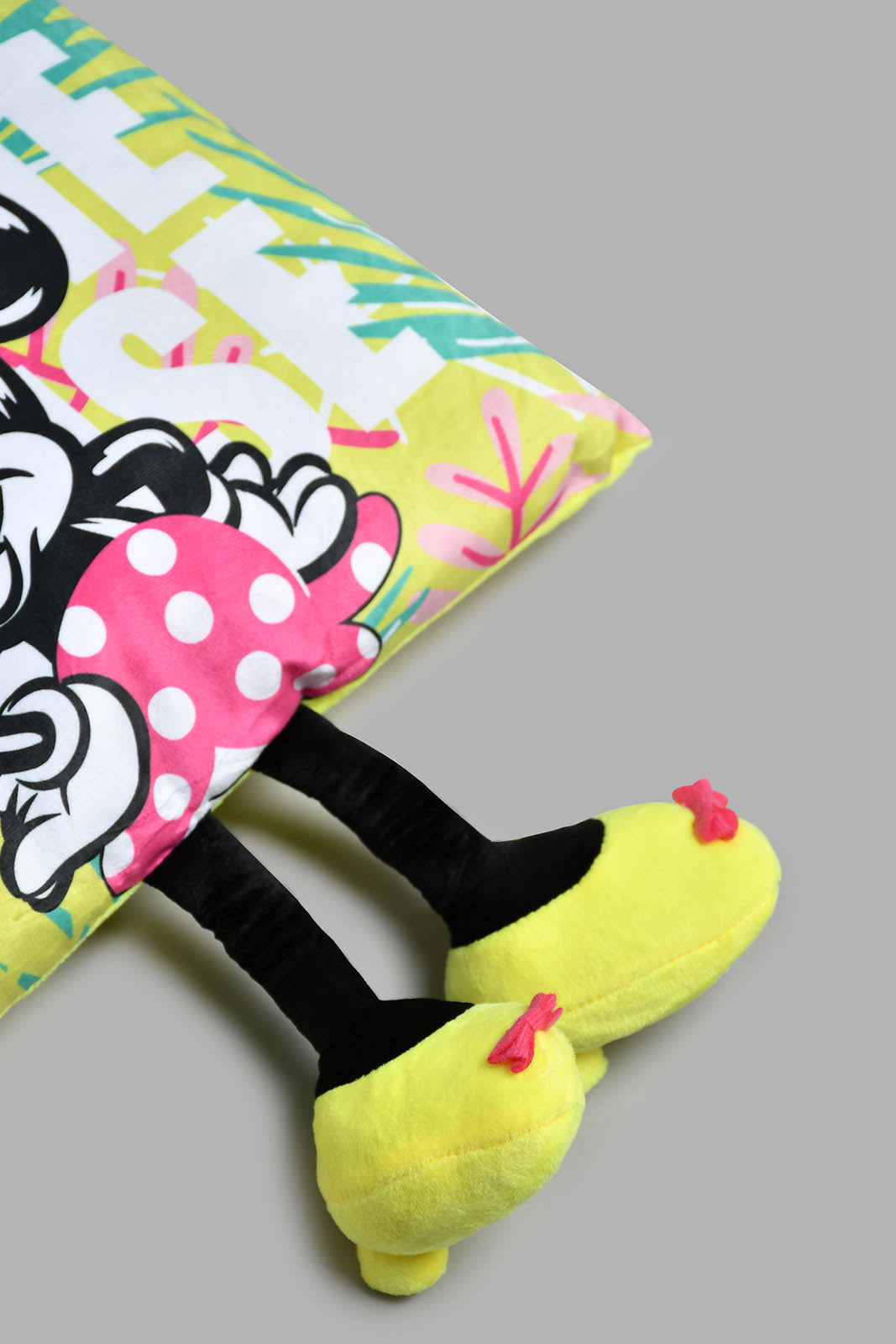 Redtag-Multi-Colour-Minnie-3-D-Cushion-Cushions-Home-Bedroom-