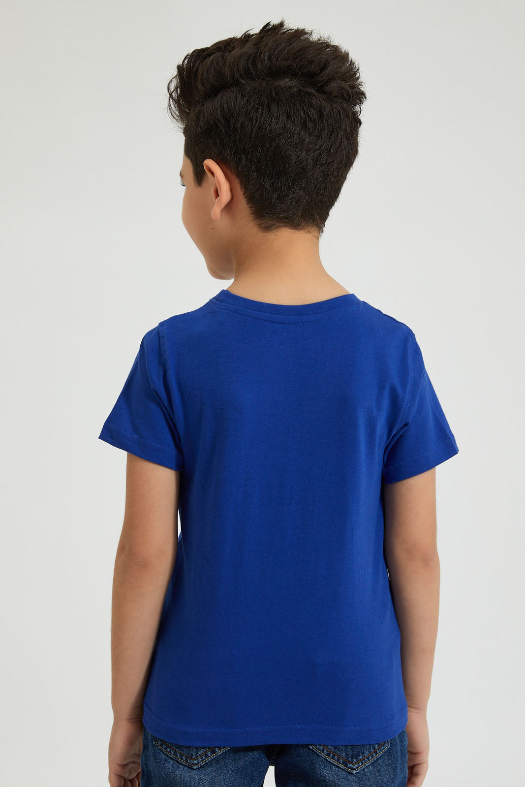 Blue Star Wars Printed T-Shirt