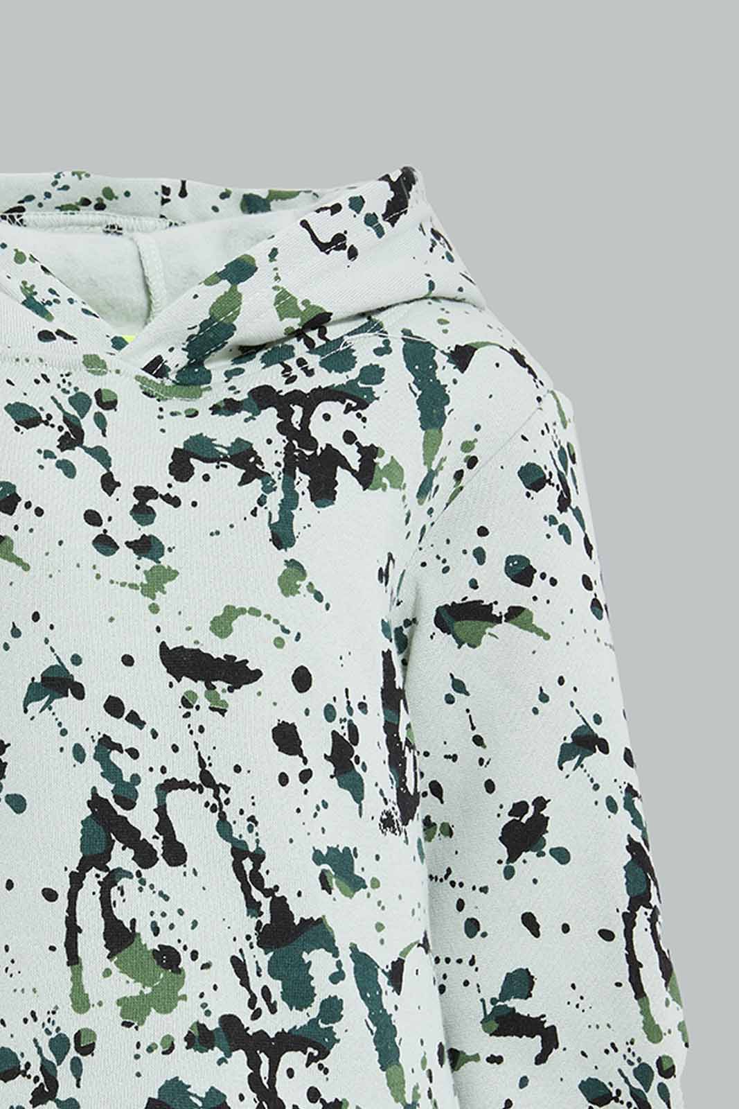Redtag-Blue-Splatter-Hoody-Jog-Set-(2-Pack)-Jog-Sets-Infant-Boys-3 to 24 Months
