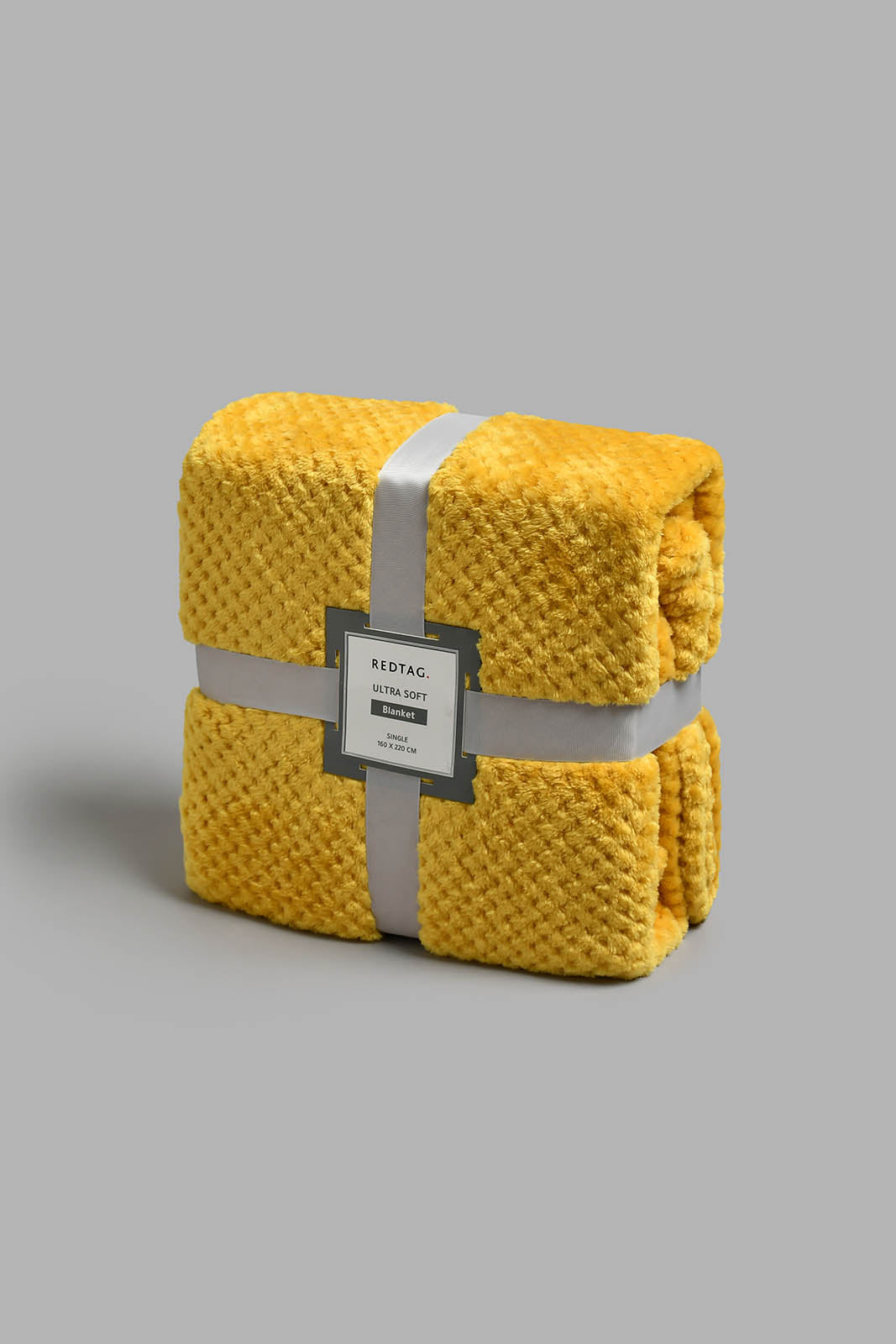 Redtag-Yellow-Ultra-Soft-Blanket-(Single-Size)-Blankets-Home-Bedroom-