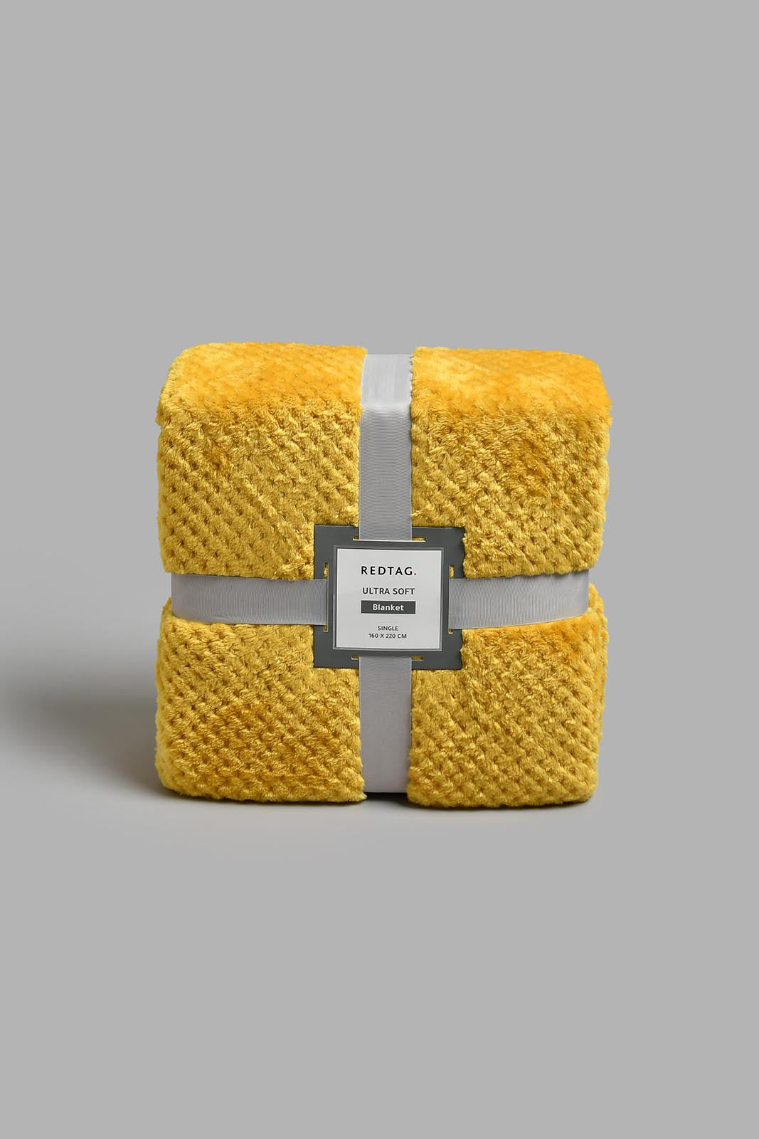 Redtag-Yellow-Ultra-Soft-Blanket-(Single-Size)-Blankets-Home-Bedroom-