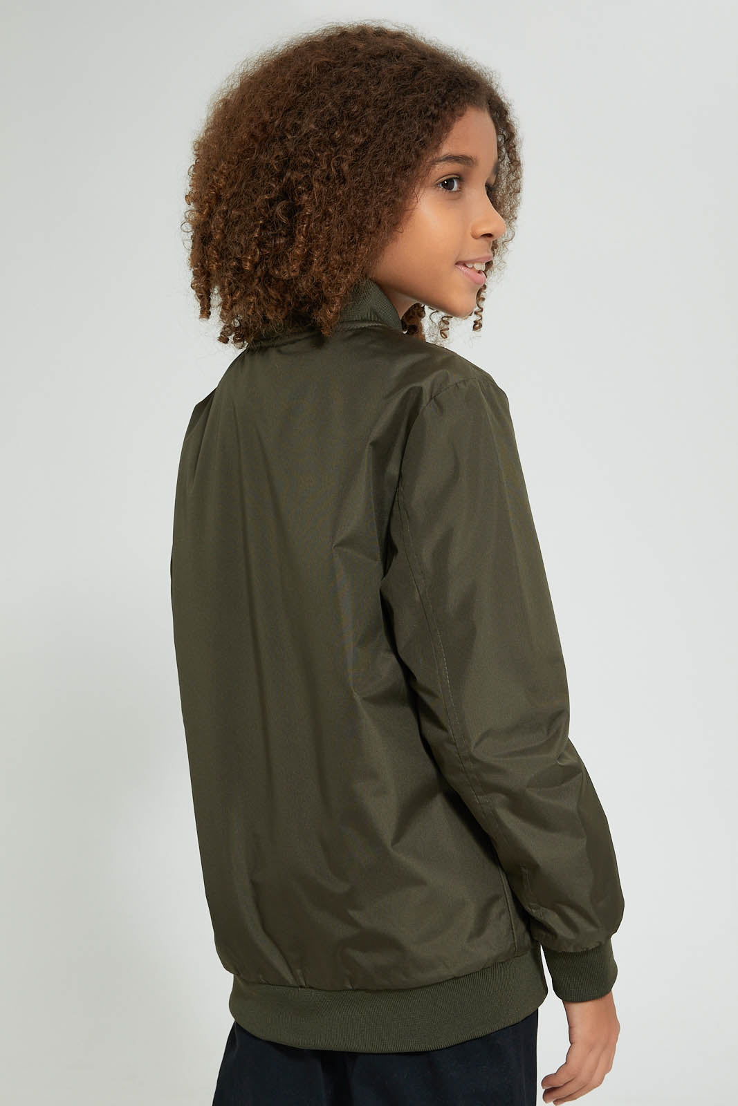 Olive Bomber Jacket